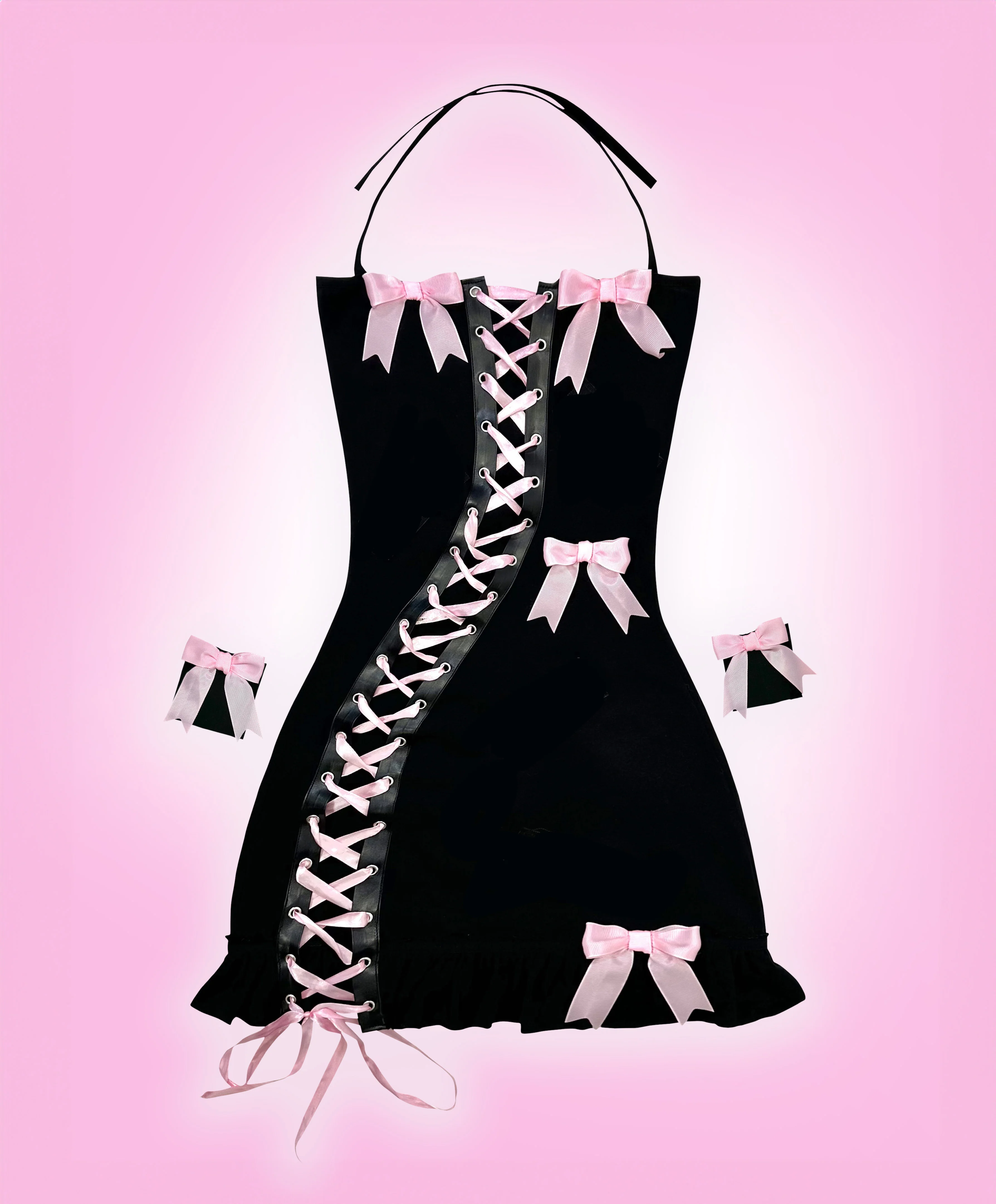 BB DOLL LACED'UP DRESS - Image 4