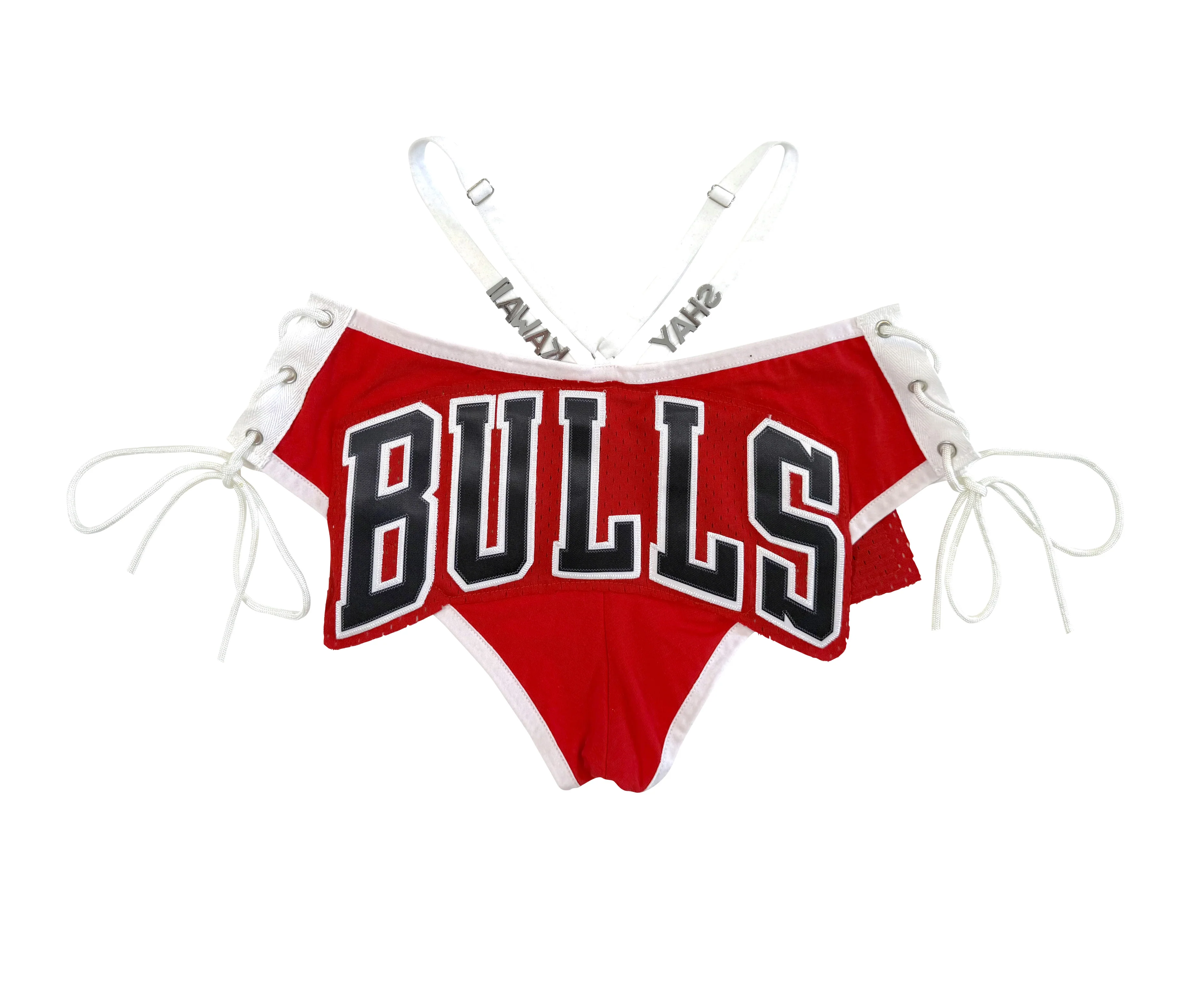 BULLS MINI SHORT SET RED - Image 3