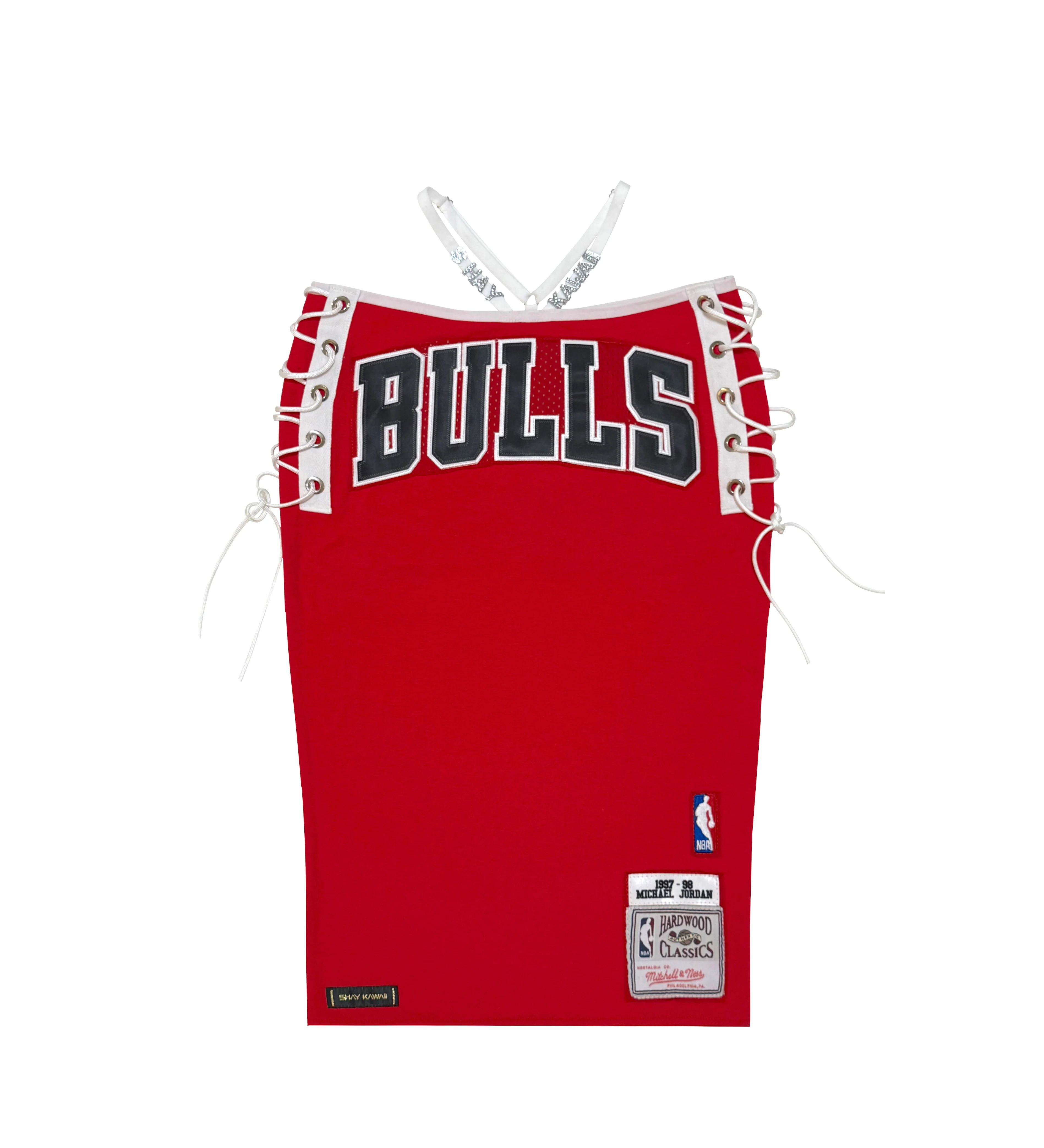 BULLS MIDI SKIRT SET RED - Image 4