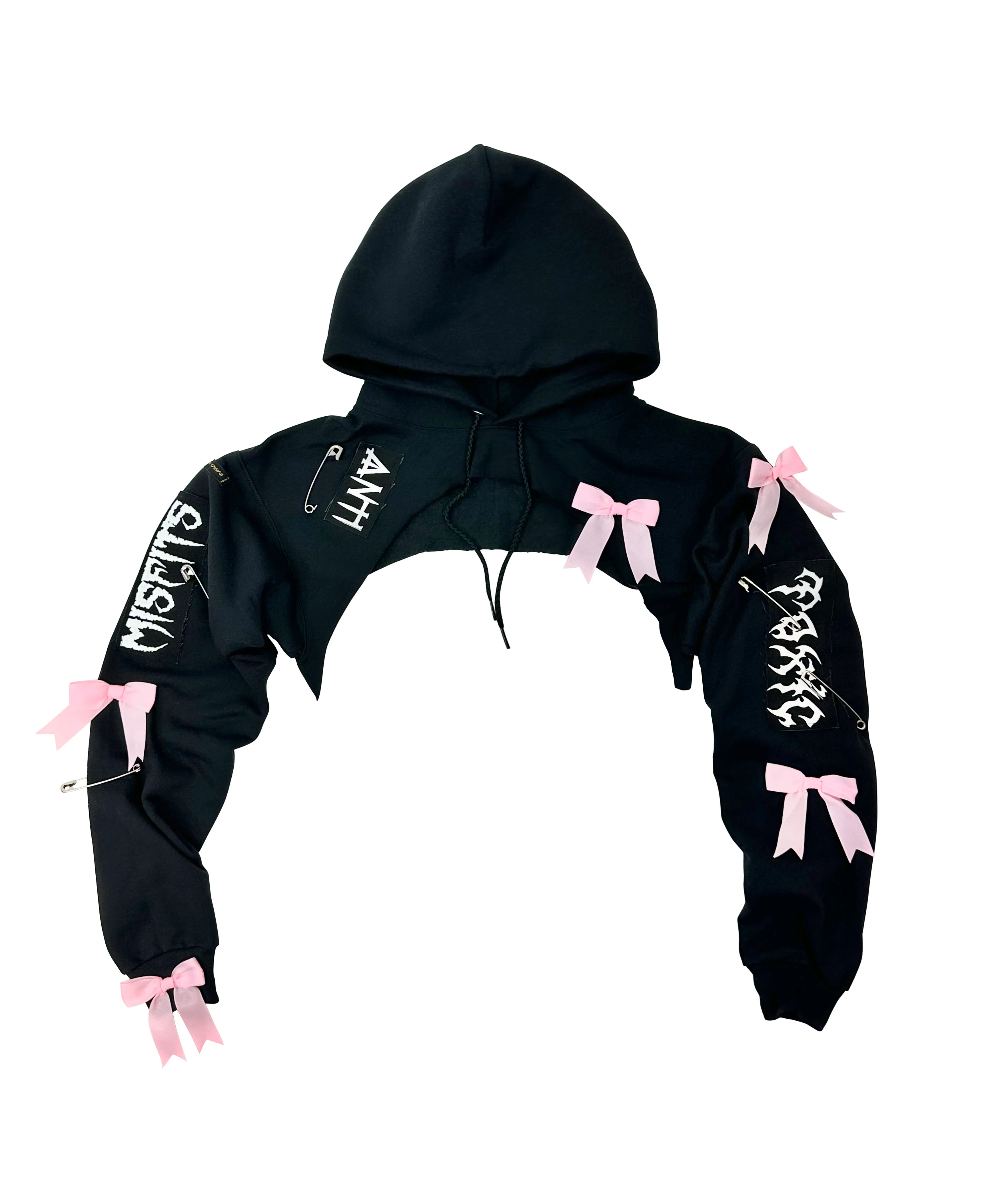 CRĂME DE LA CRĂME CROP HOODIE - Image 3