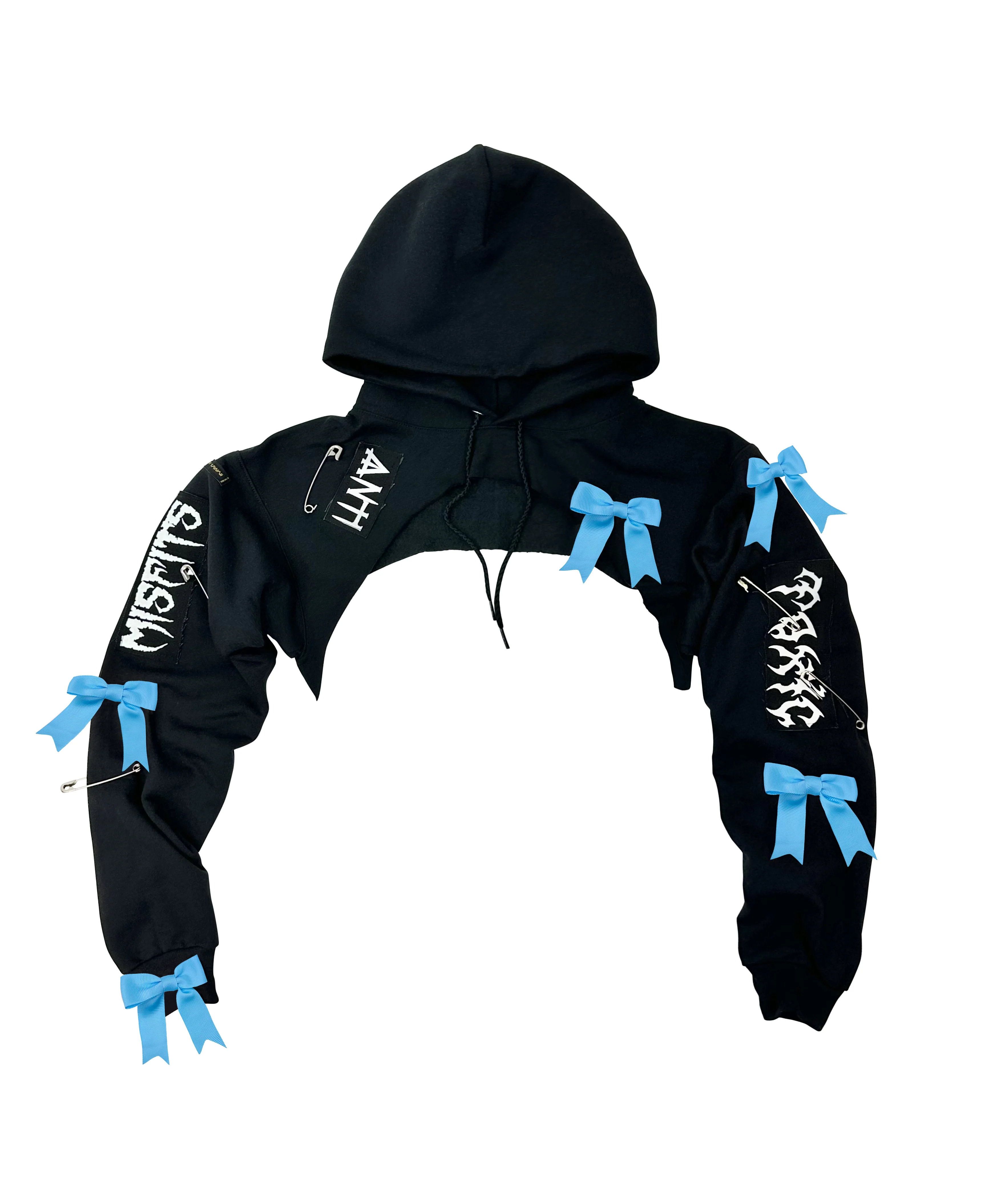 CRĂME DE LA CRĂME CROP HOODIE - Image 9