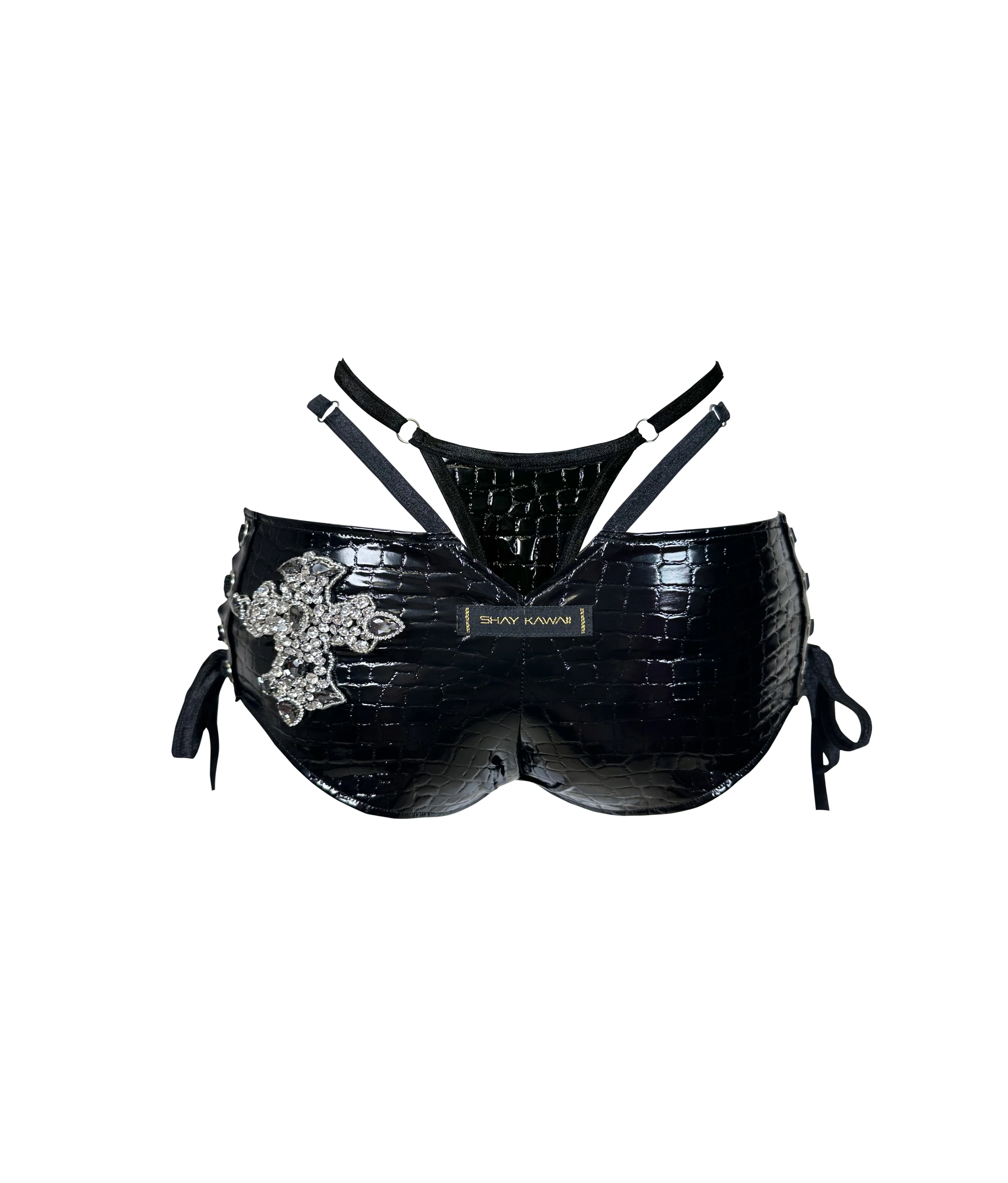CROC THONG BLACK - Image 4
