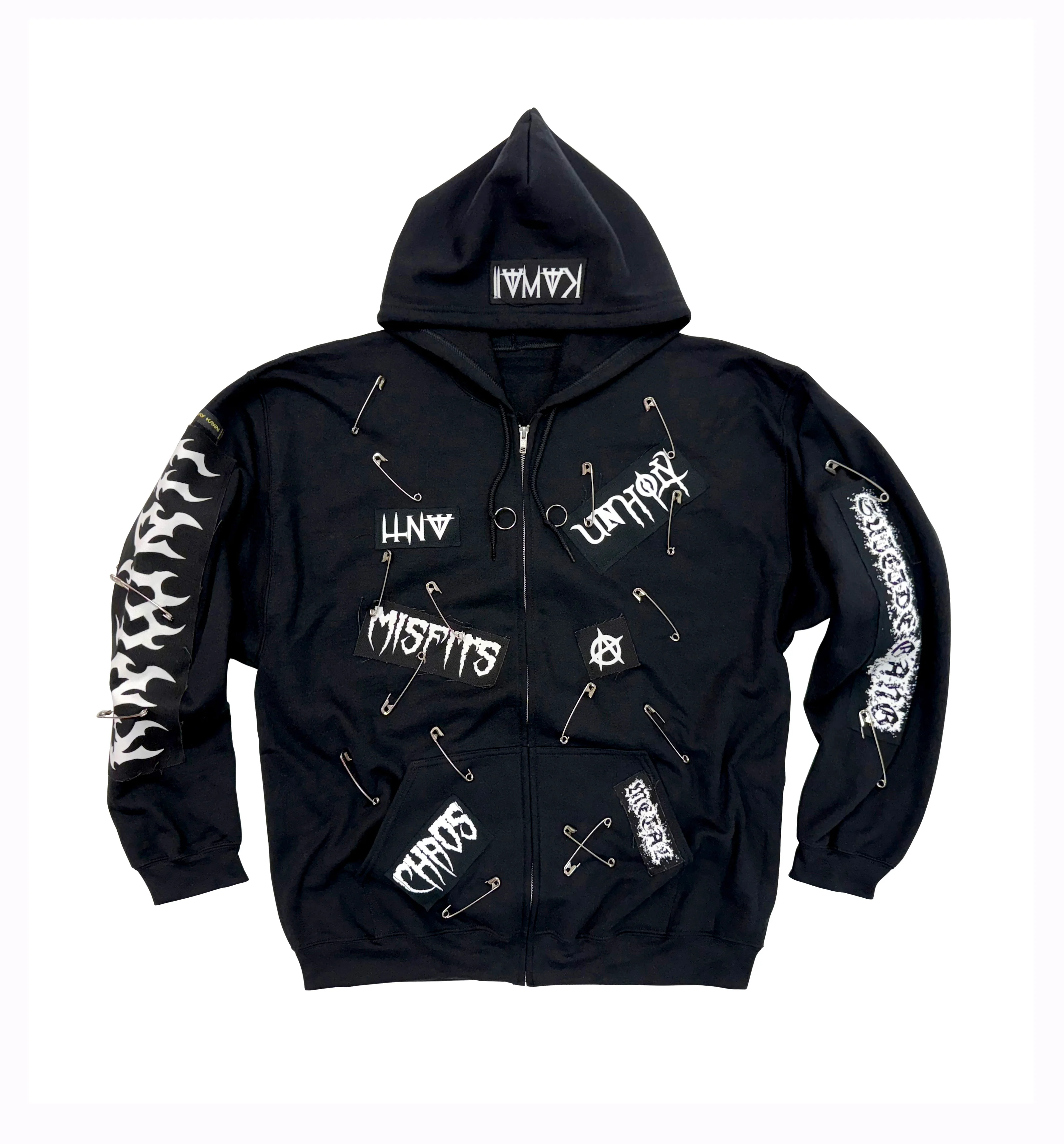 CRYPT HOODIE BLACK