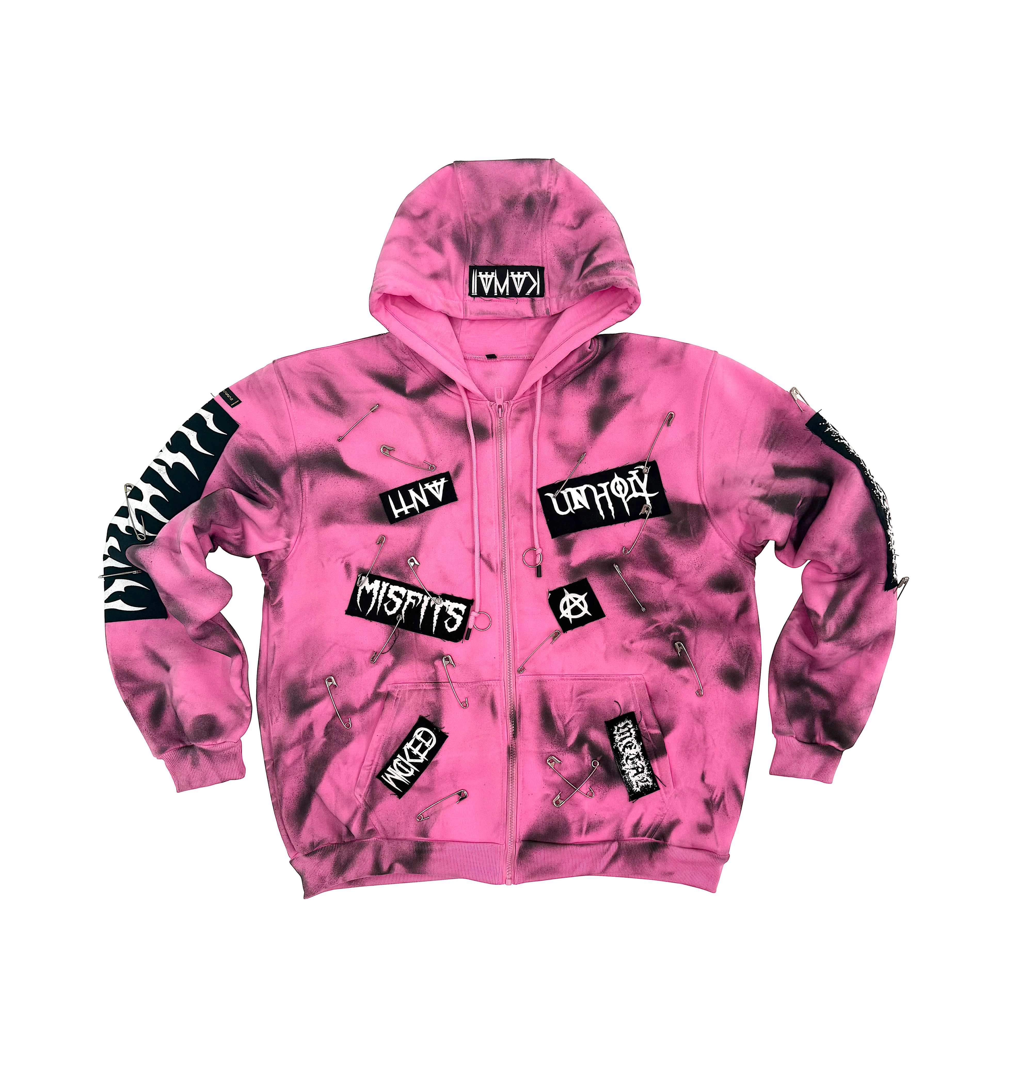 CRYPT HOODIE BLACK - Image 2