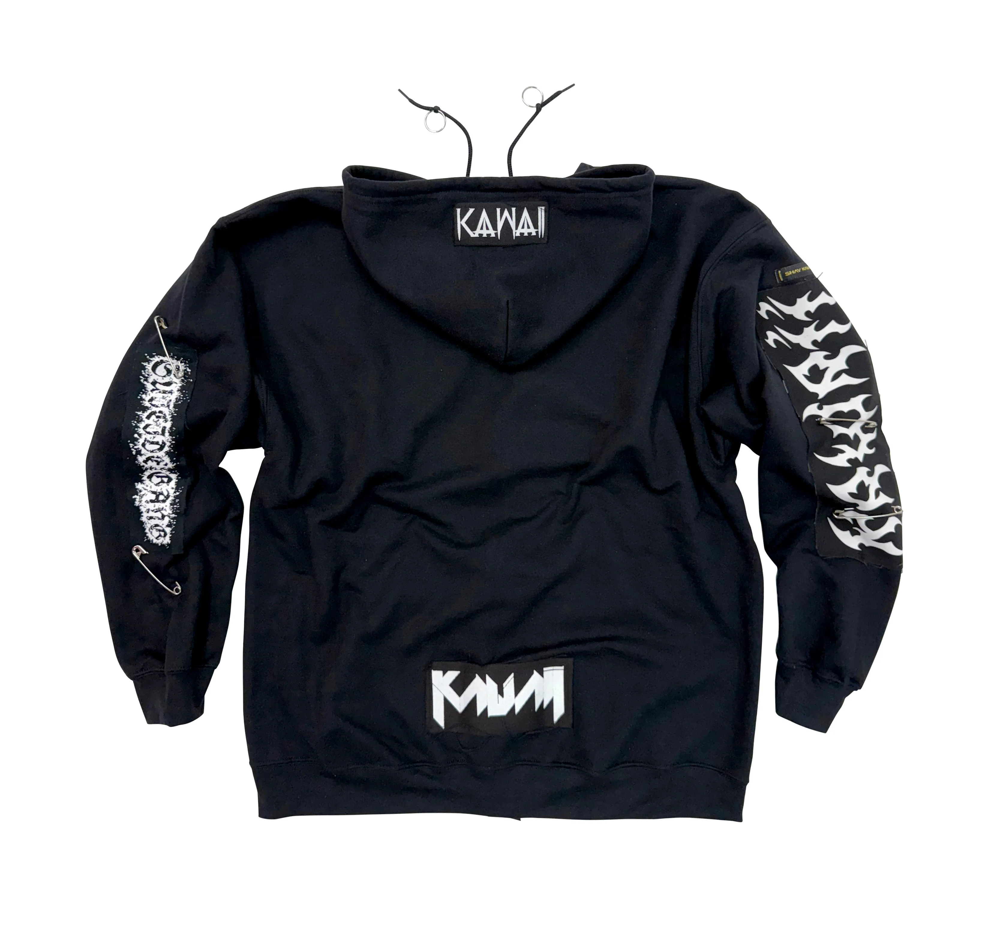 CRYPT HOODIE BLACK - Image 6