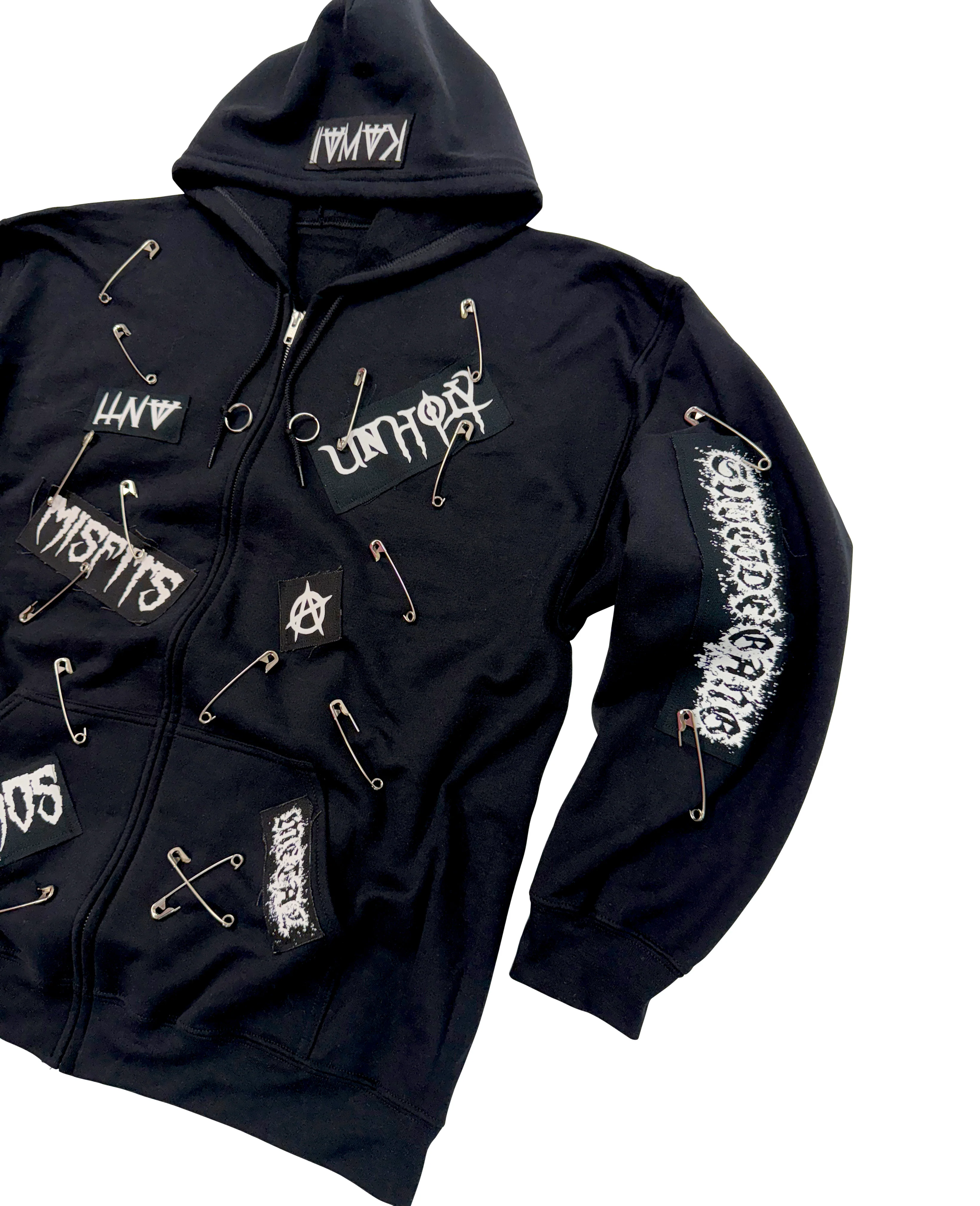 CRYPT HOODIE BLACK - Image 7