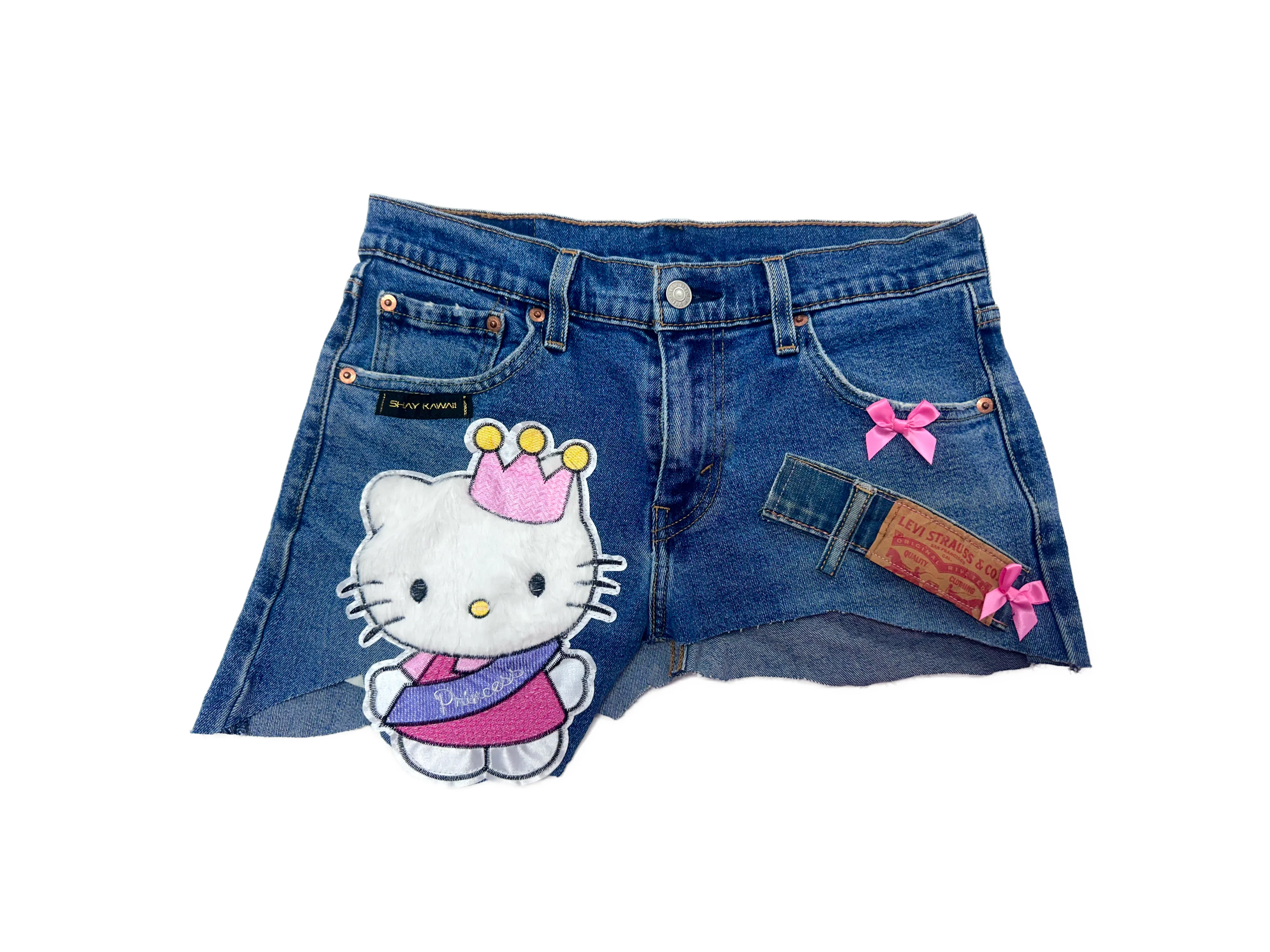 DENIM HELLO KITTY SKIRT + LEG WARMERS - Image 4
