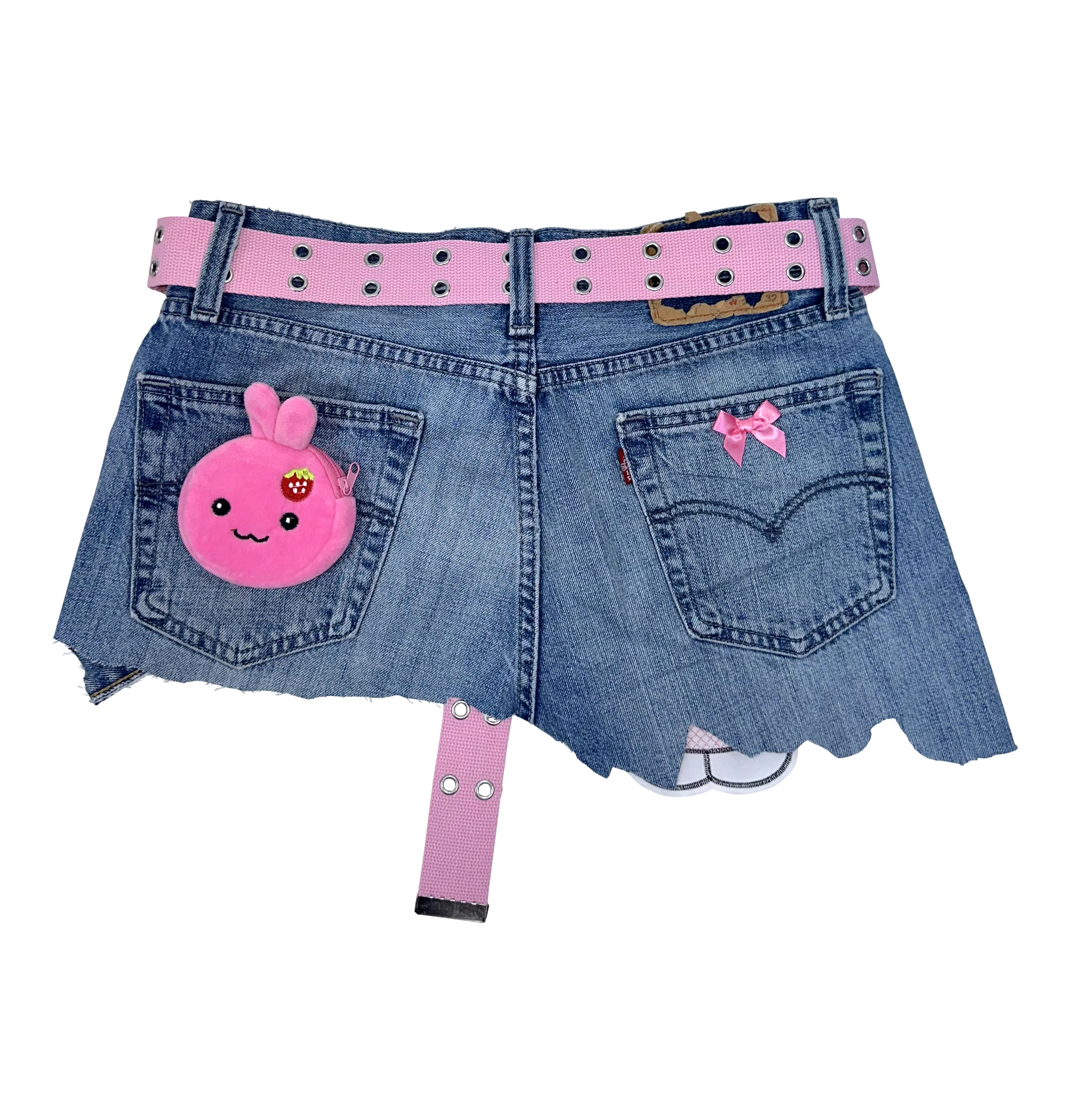 DENIM HELLO KITTY SKIRT + LEG WARMERS - Image 5