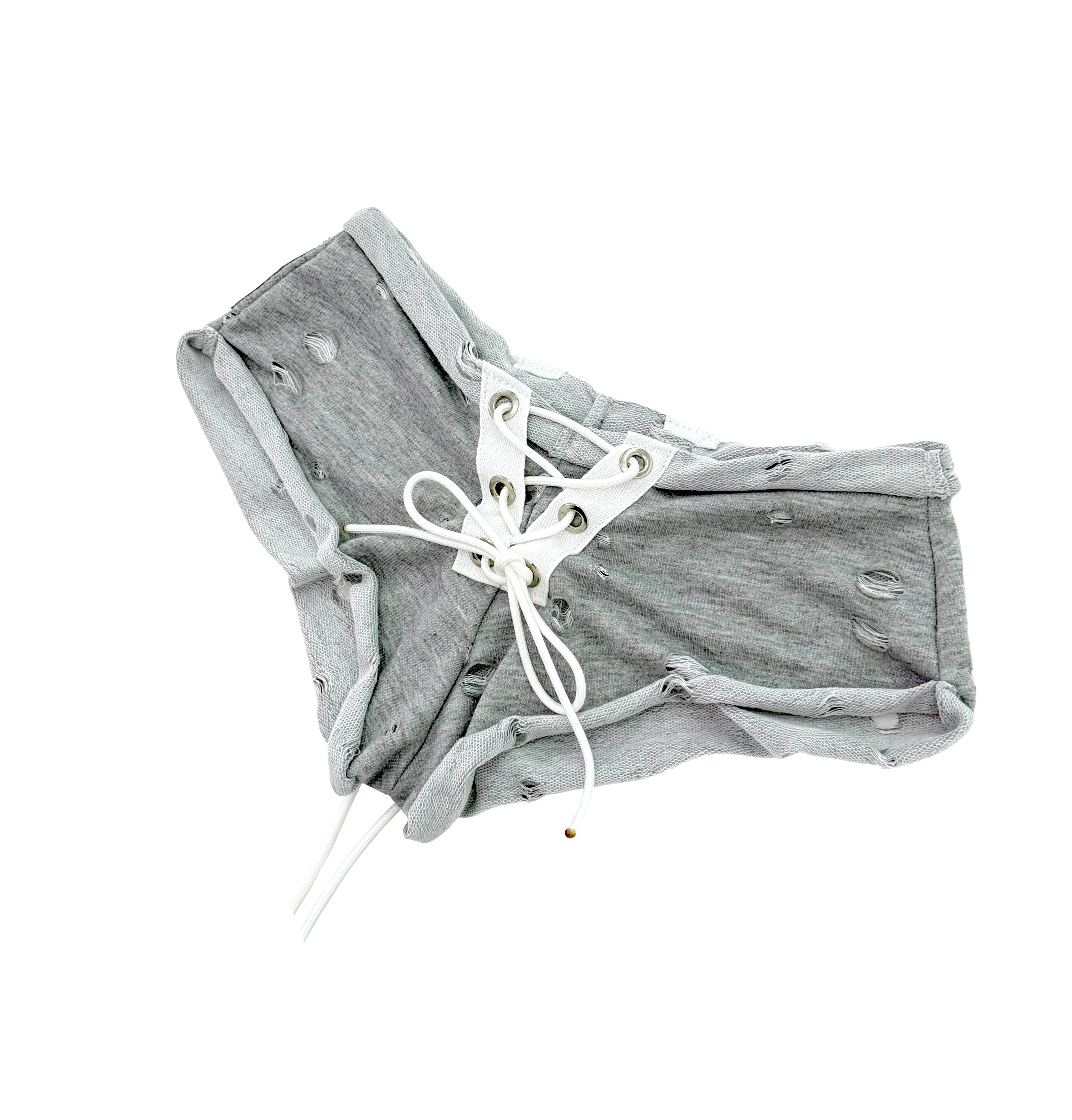 DISTRESSED DOLL MINI SHORTS - Image 3