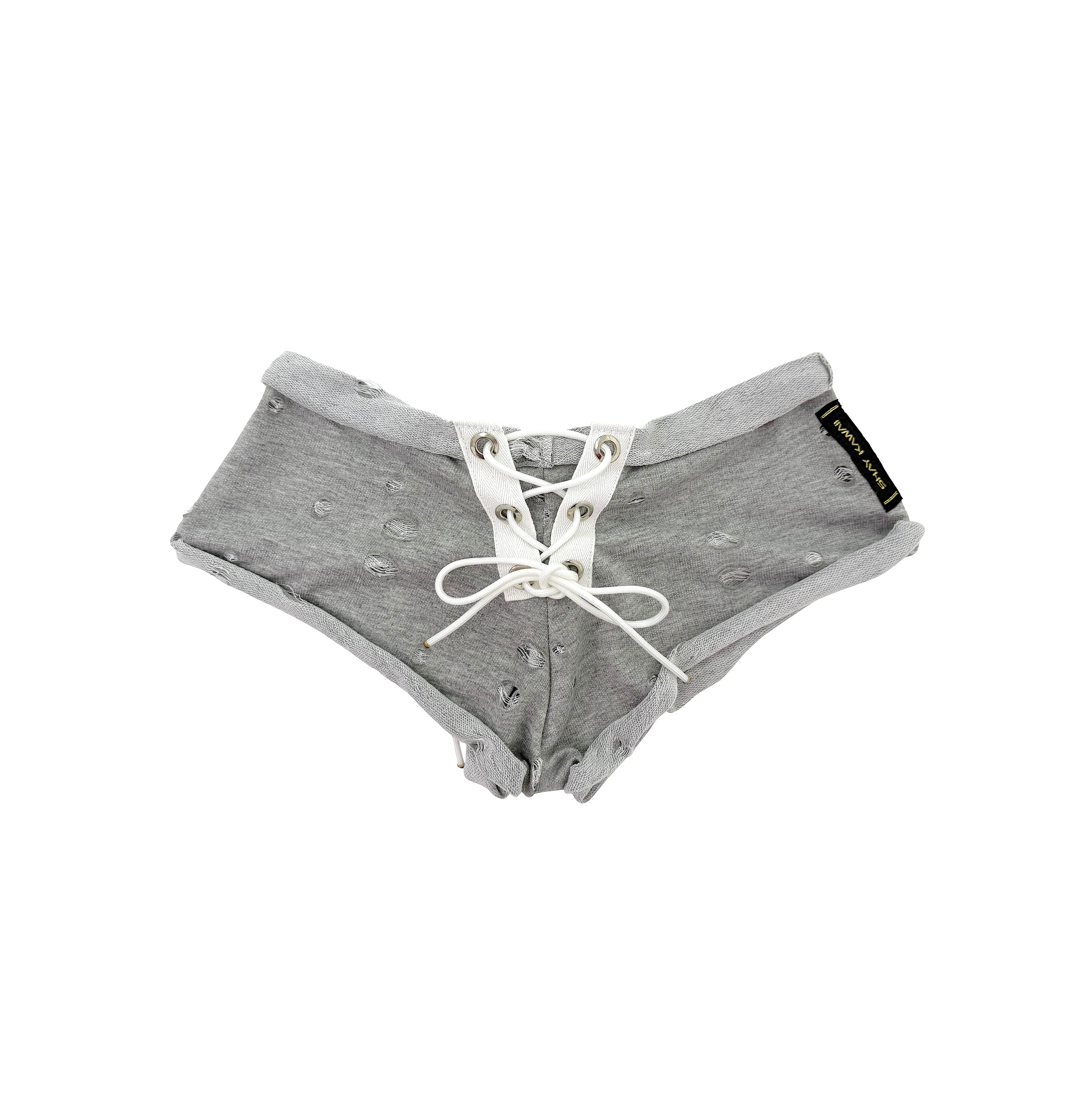 DISTRESSED DOLL MINI SHORTS - Image 4