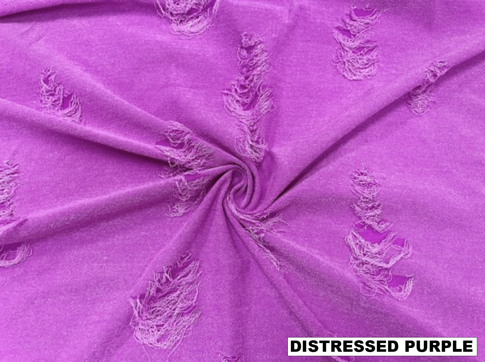DISTRESSED HOODED TEE - Image 9