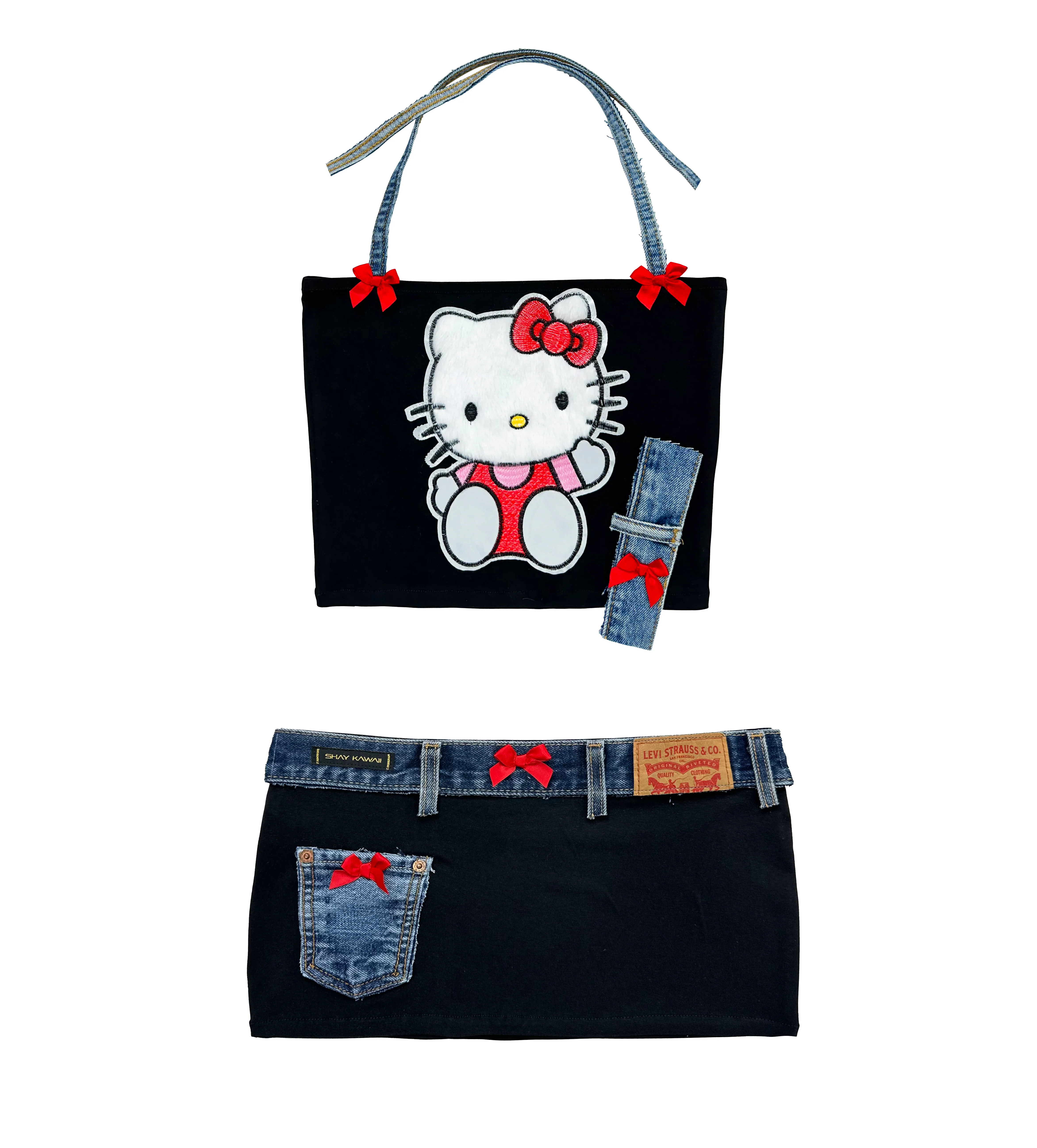HELLO KITTY GIRL SET (BLACK)