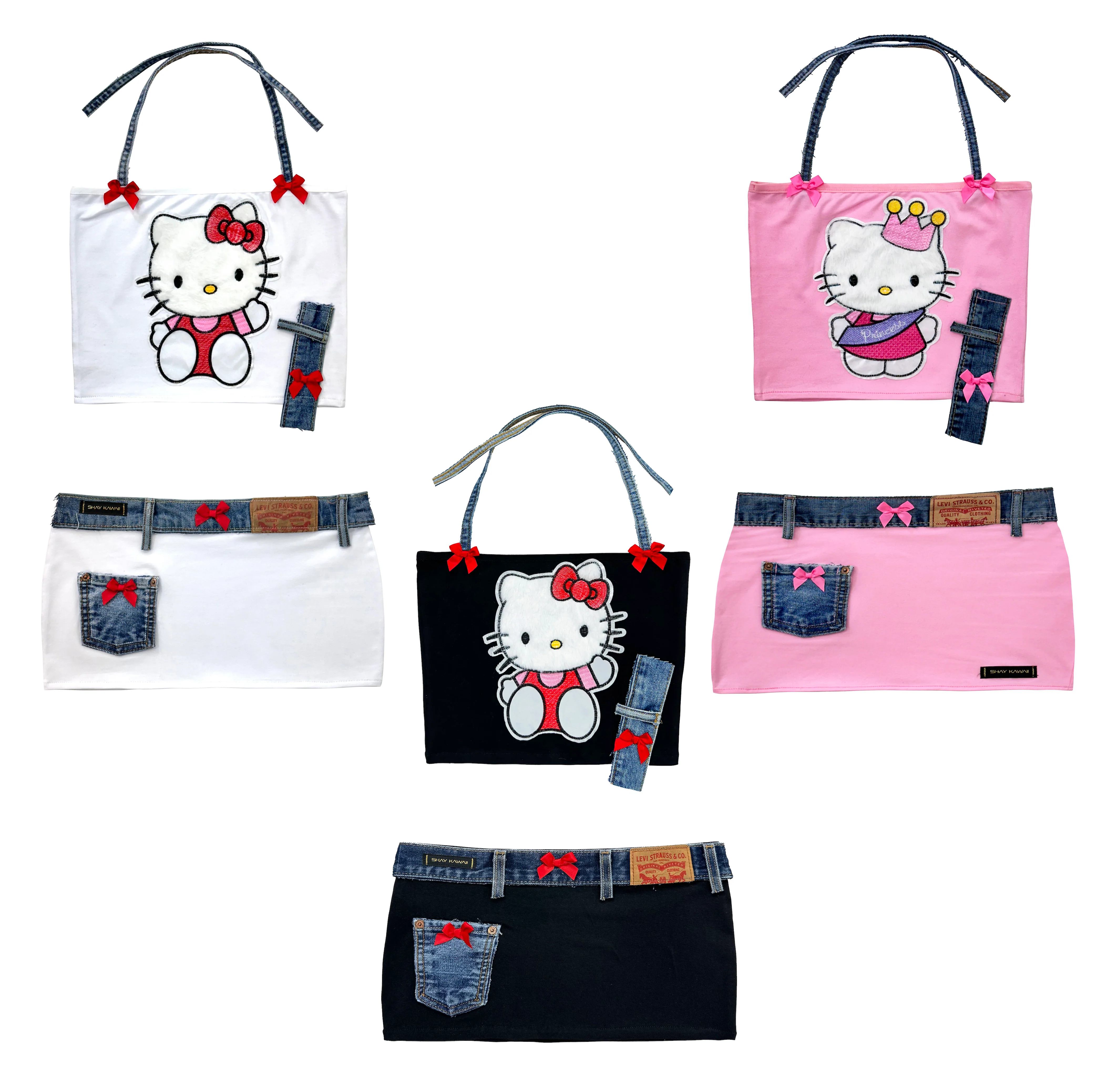 HELLO KITTY GIRL SET (PINK) - Image 5