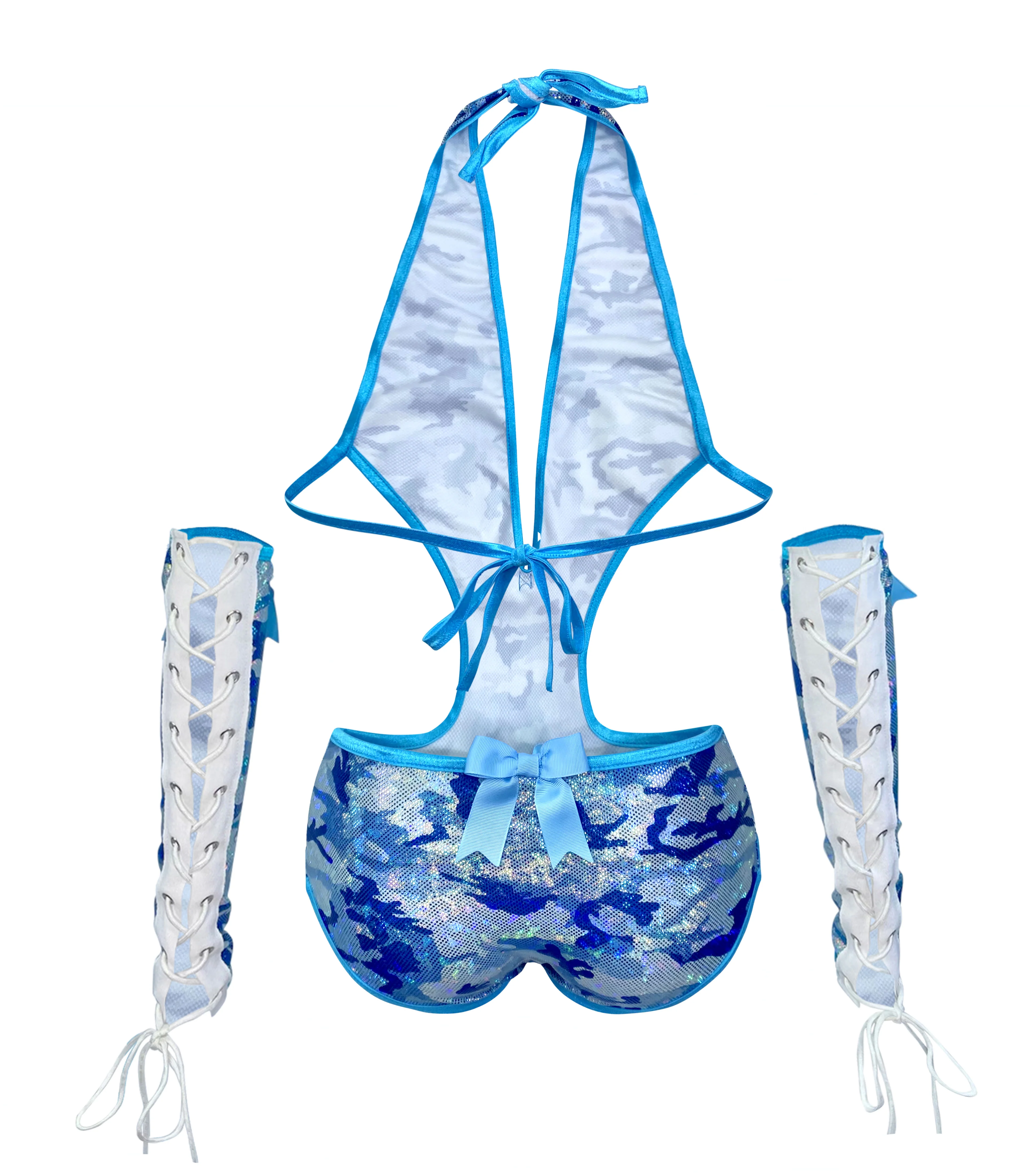 HOLOGRAPHIC BARBIE ROMPER SET - Image 12