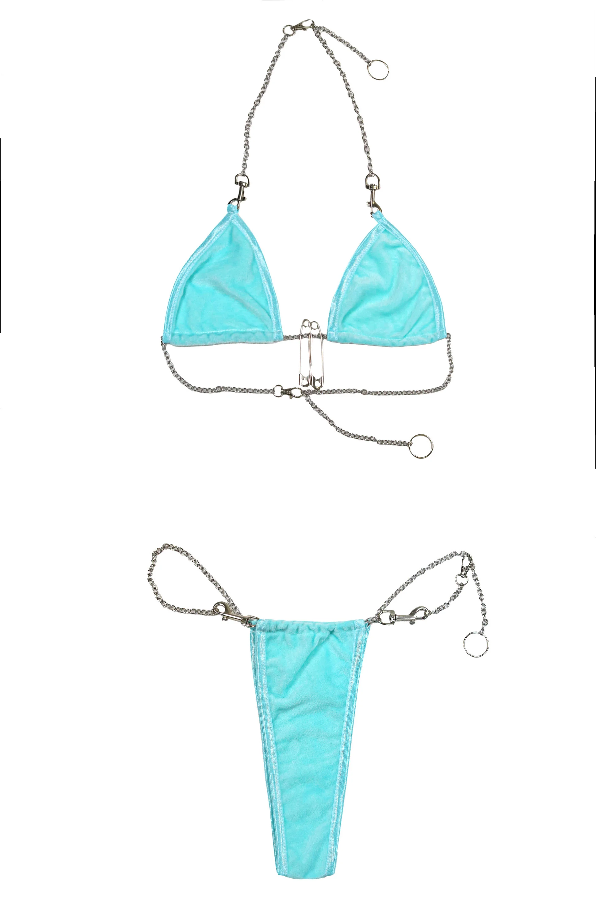 HUG PLUSH CHAIN BIKINI - Image 4