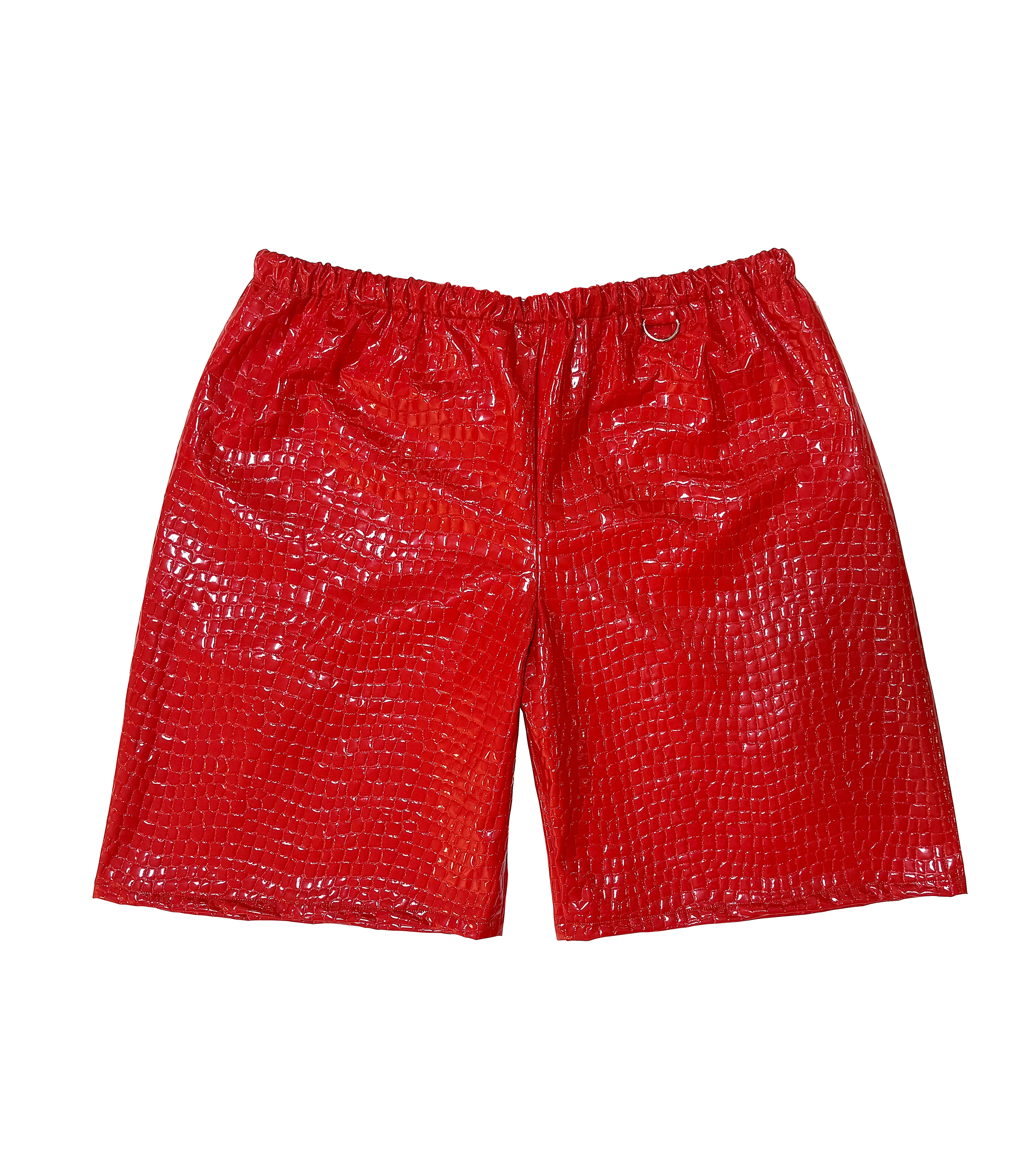 KNIGHT ARMOR CROSS SHORTS RED - Image 2