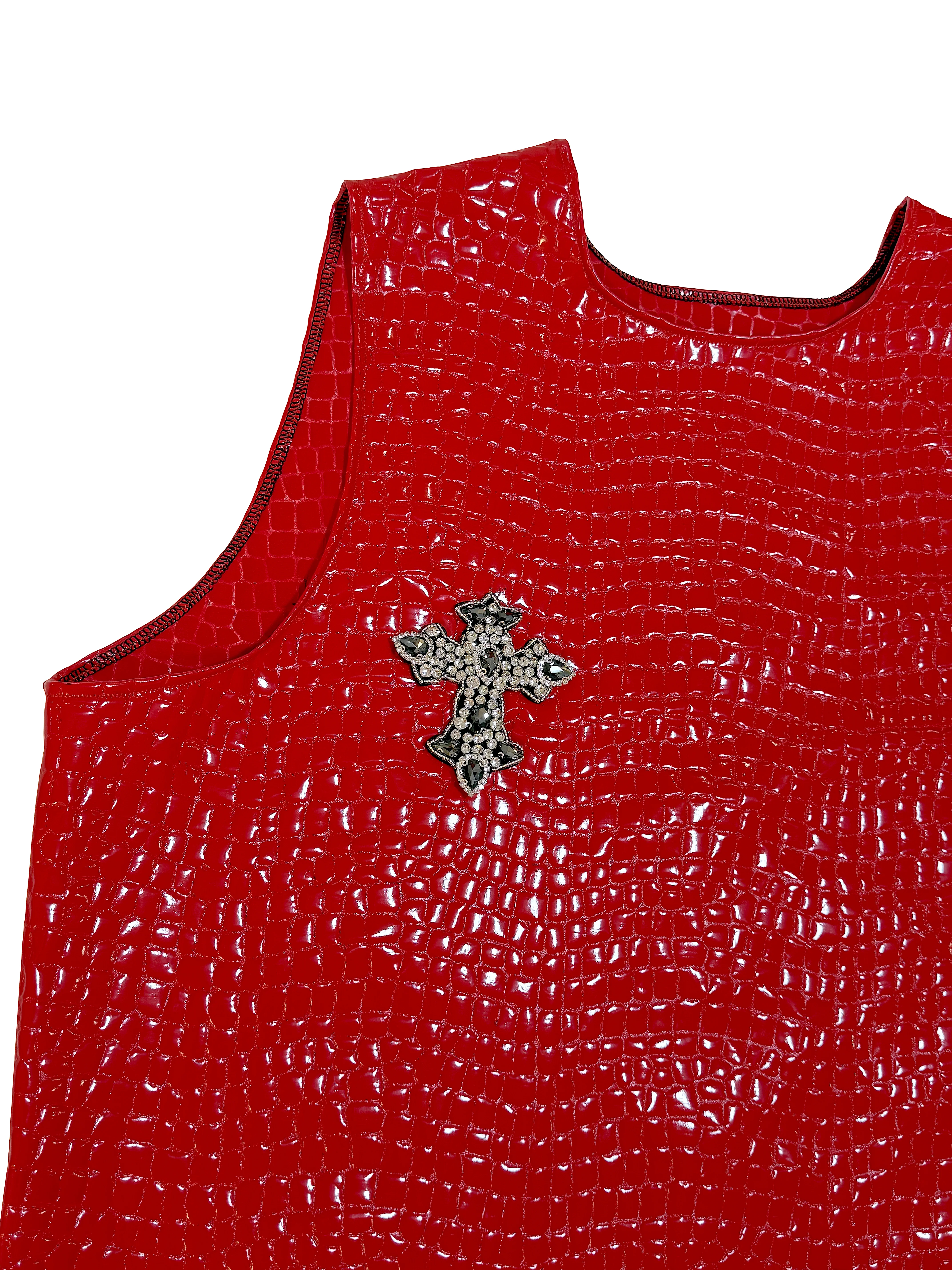KNIGHT ARMOR CROSS TANK RED - Image 3