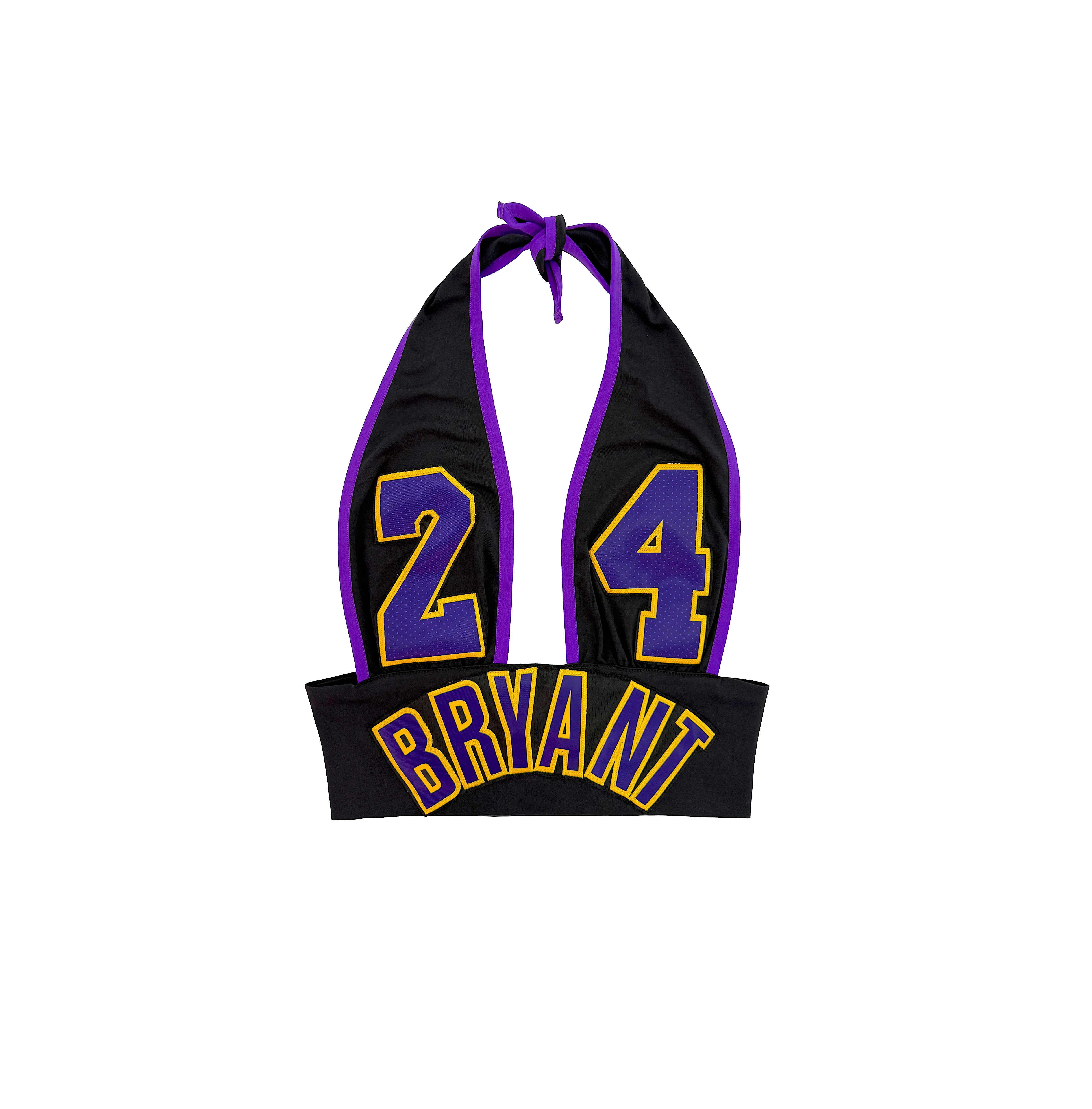 LAKERS MINI SHORT SET BLACK - Image 3