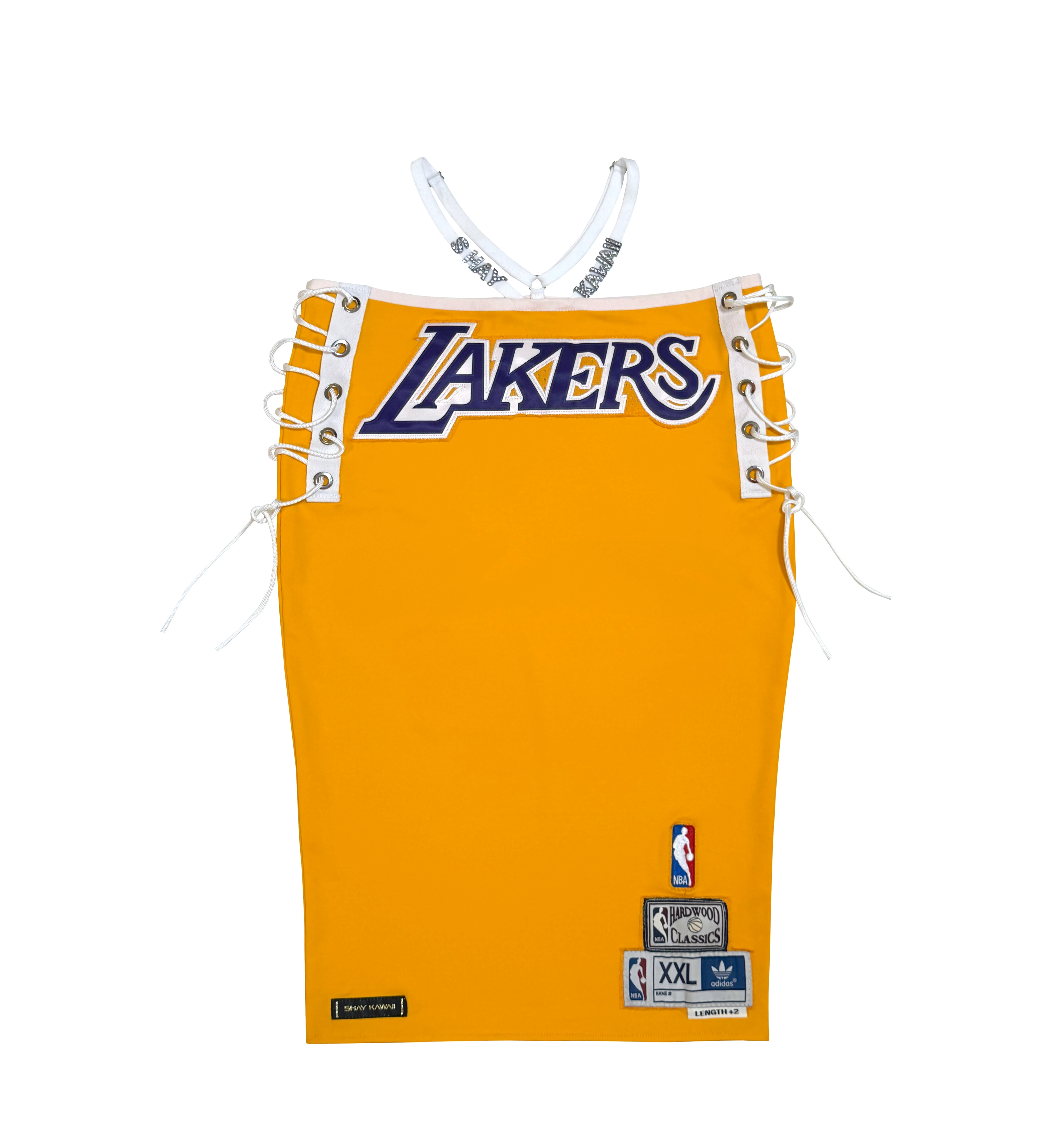 LAKERS MIDI SKIRT SET YELLOW - Image 3
