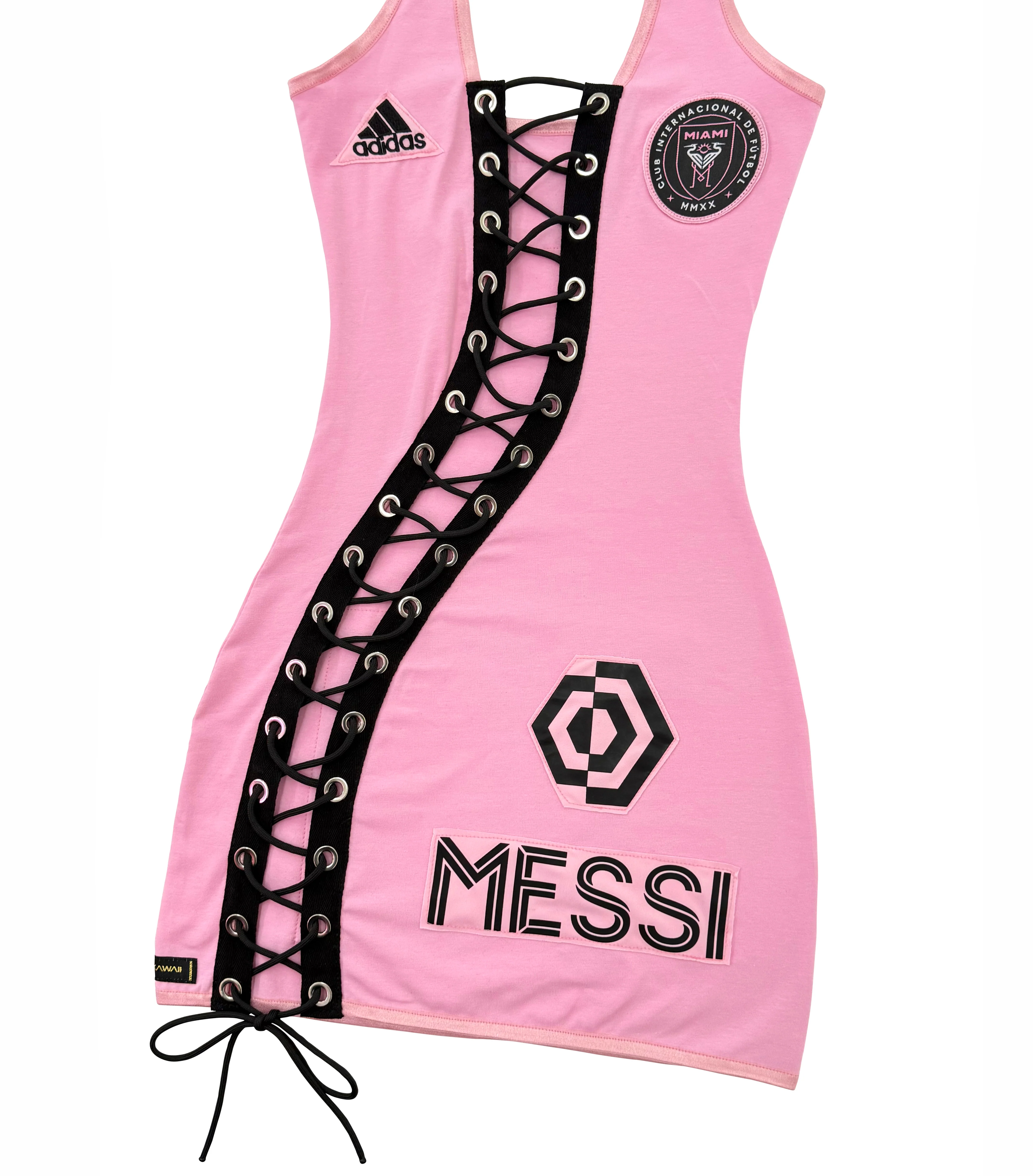 MESSI MIAMI DRESS PINK - Image 4