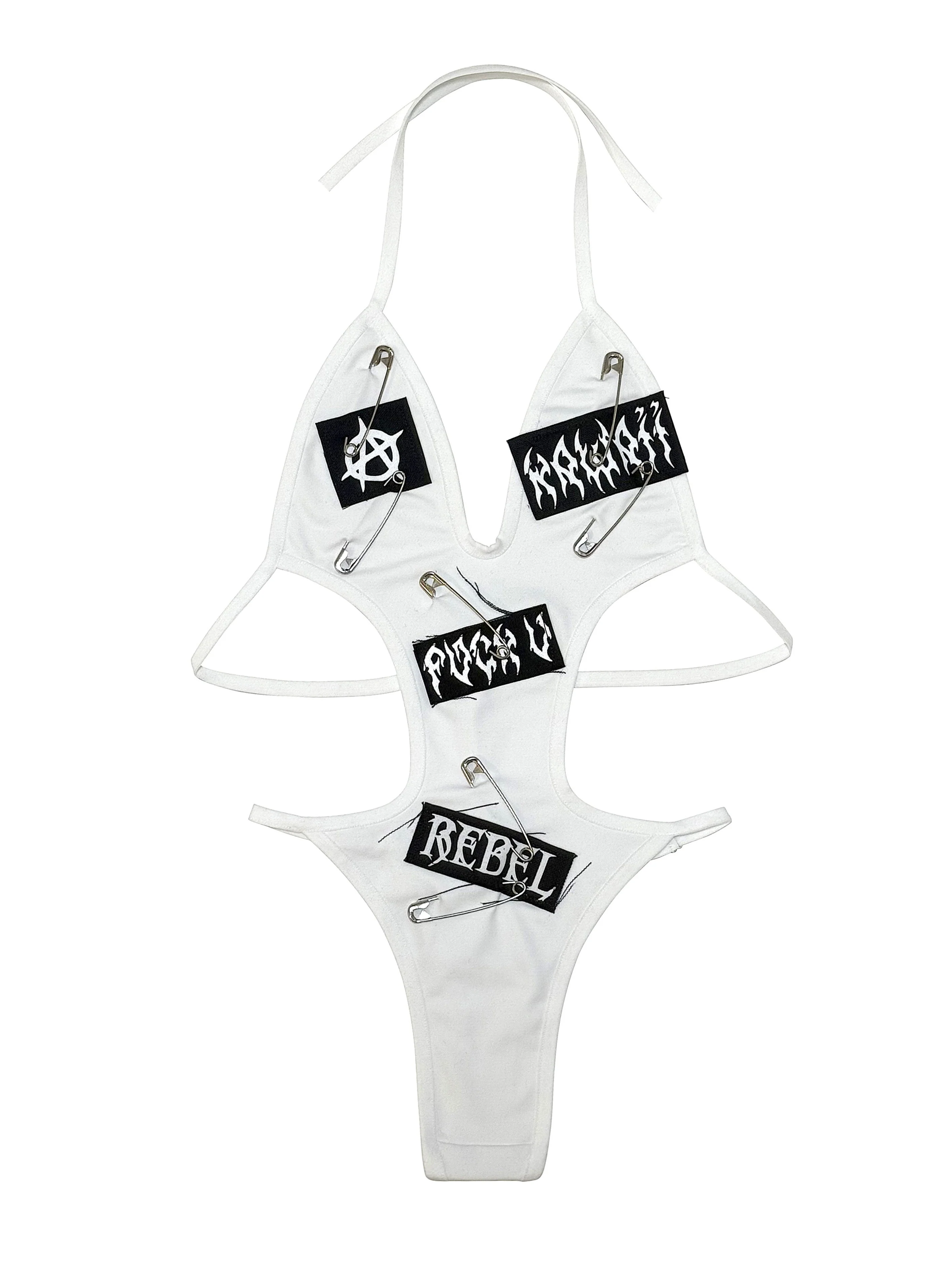 NOCTURNAL ONESIE WHITE