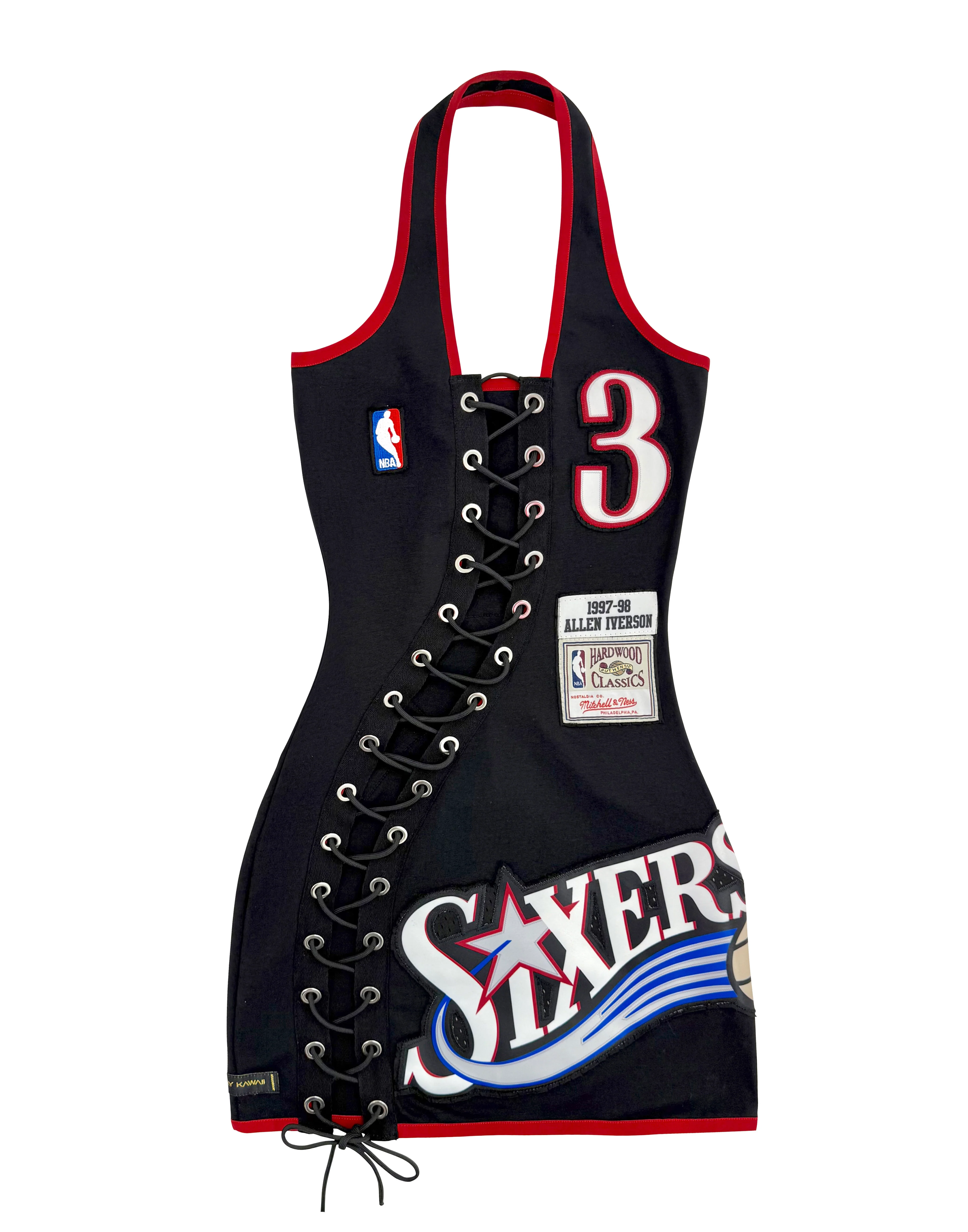 PHILLY SIXERS DRESS BLACK