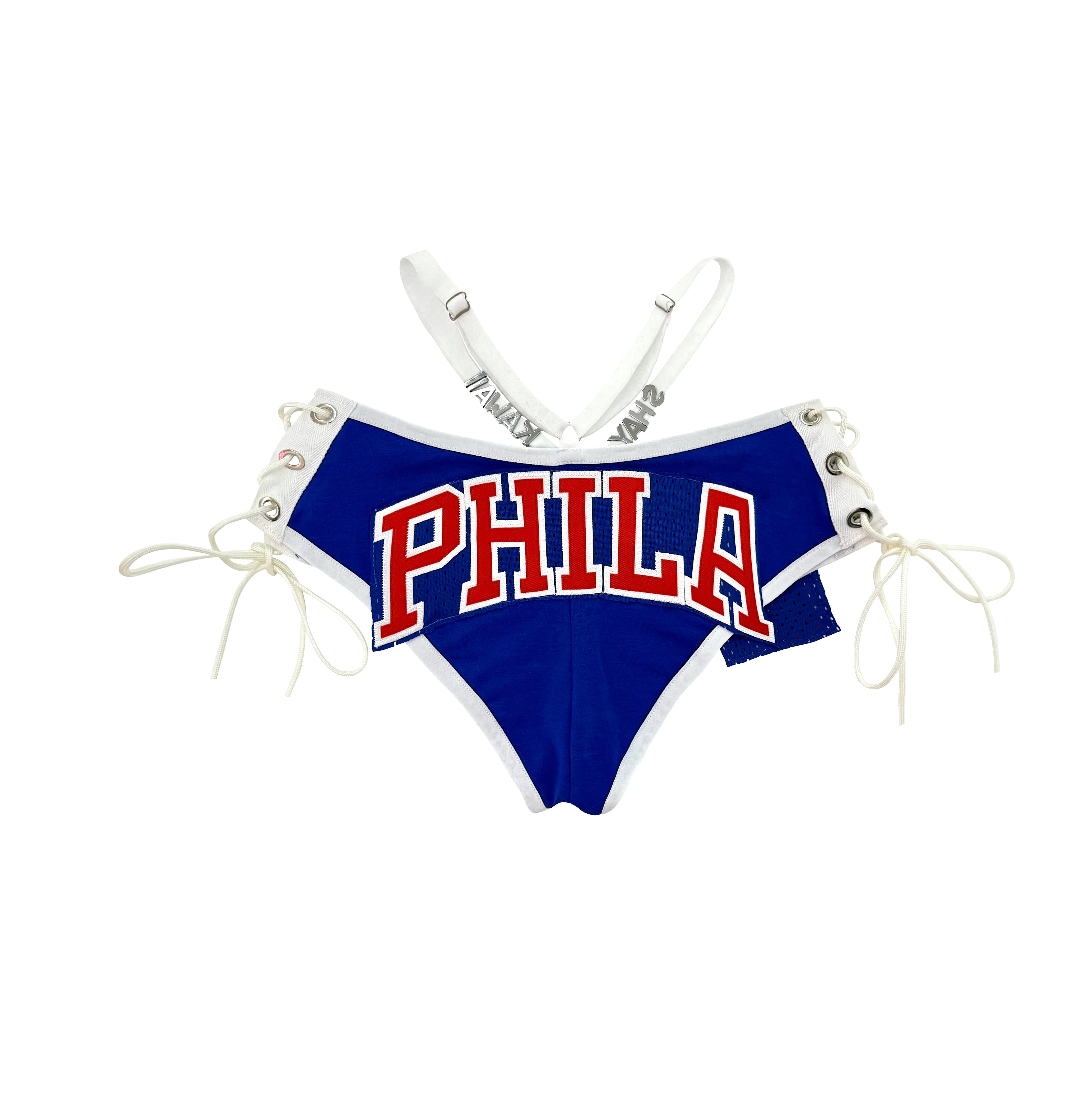 PHILLY SIXERS MINI SHORT SET BLUE - Image 3