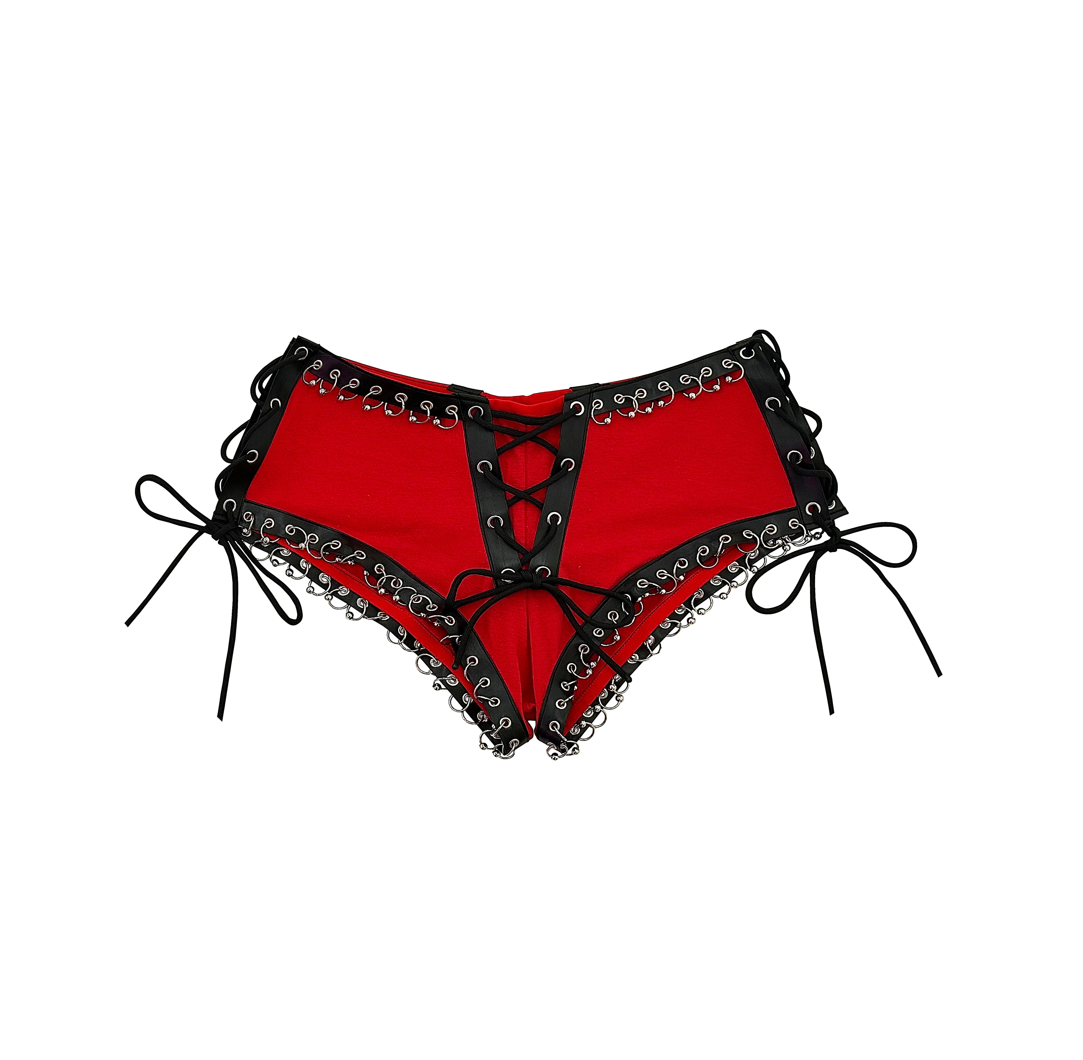 PIERCED DOLL MINI SHORTS - Image 4