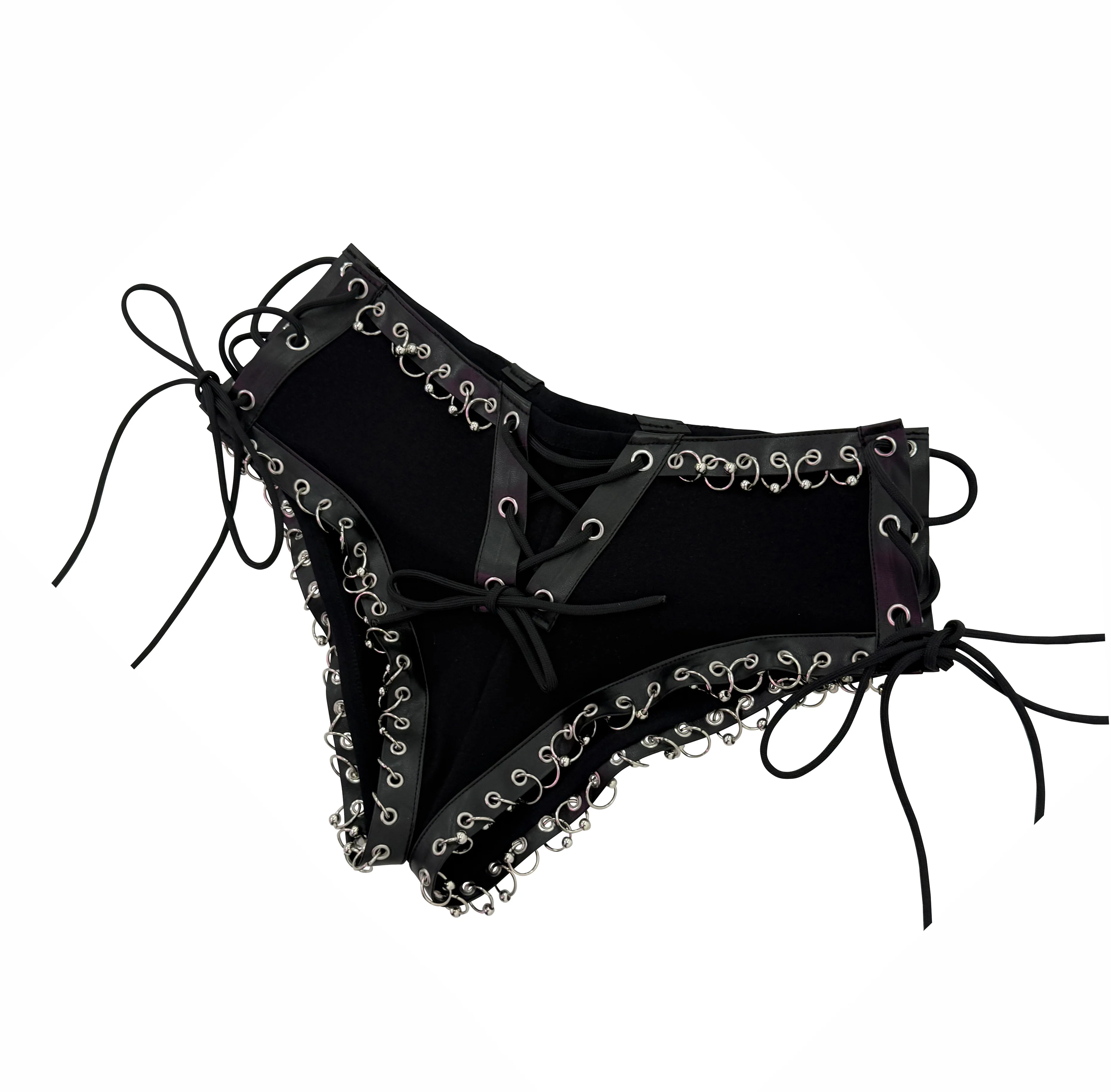 PIERCED DOLL MINI SHORTS - Image 9