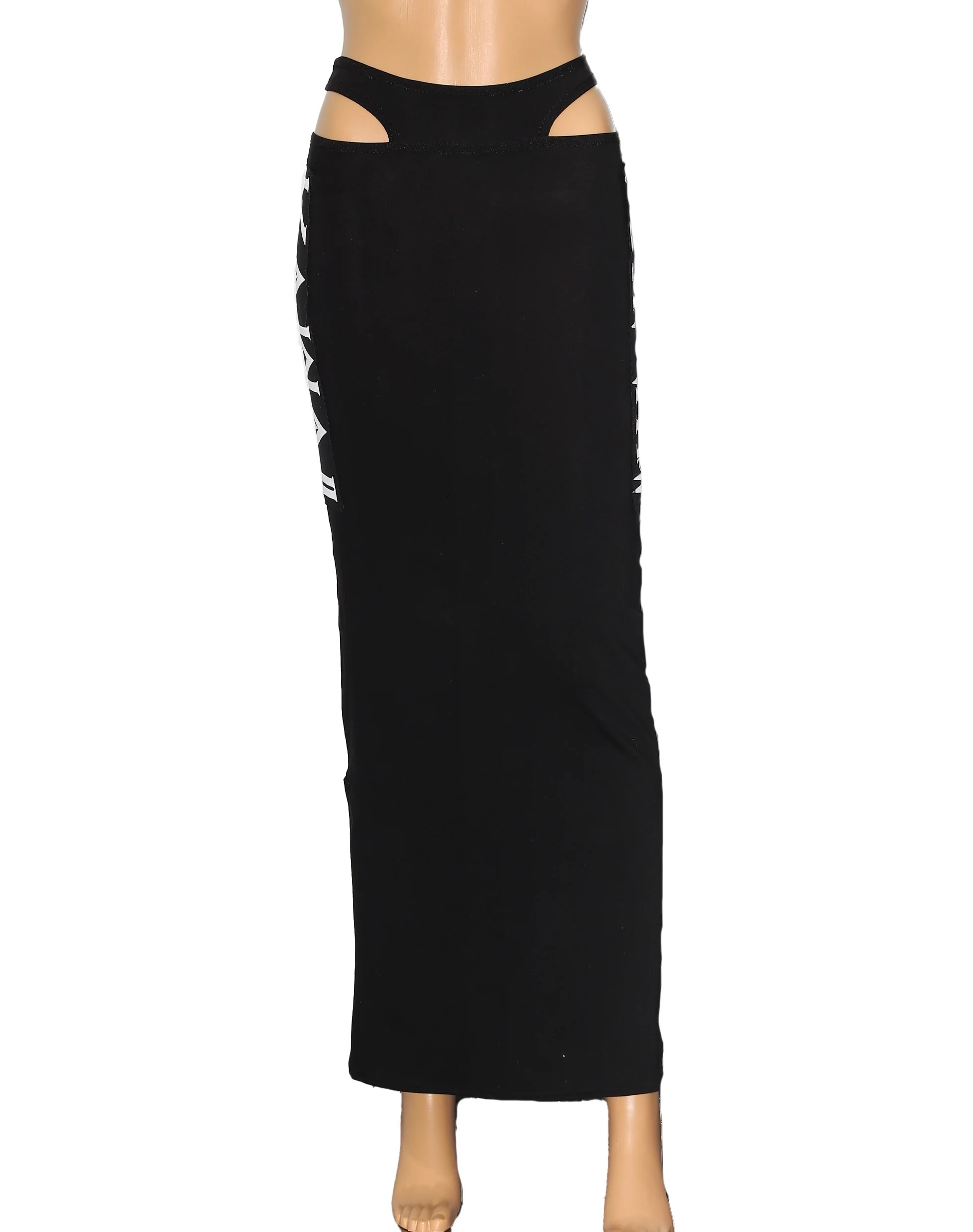 REVOLT CUT OUT LONG SKIRT - Image 2