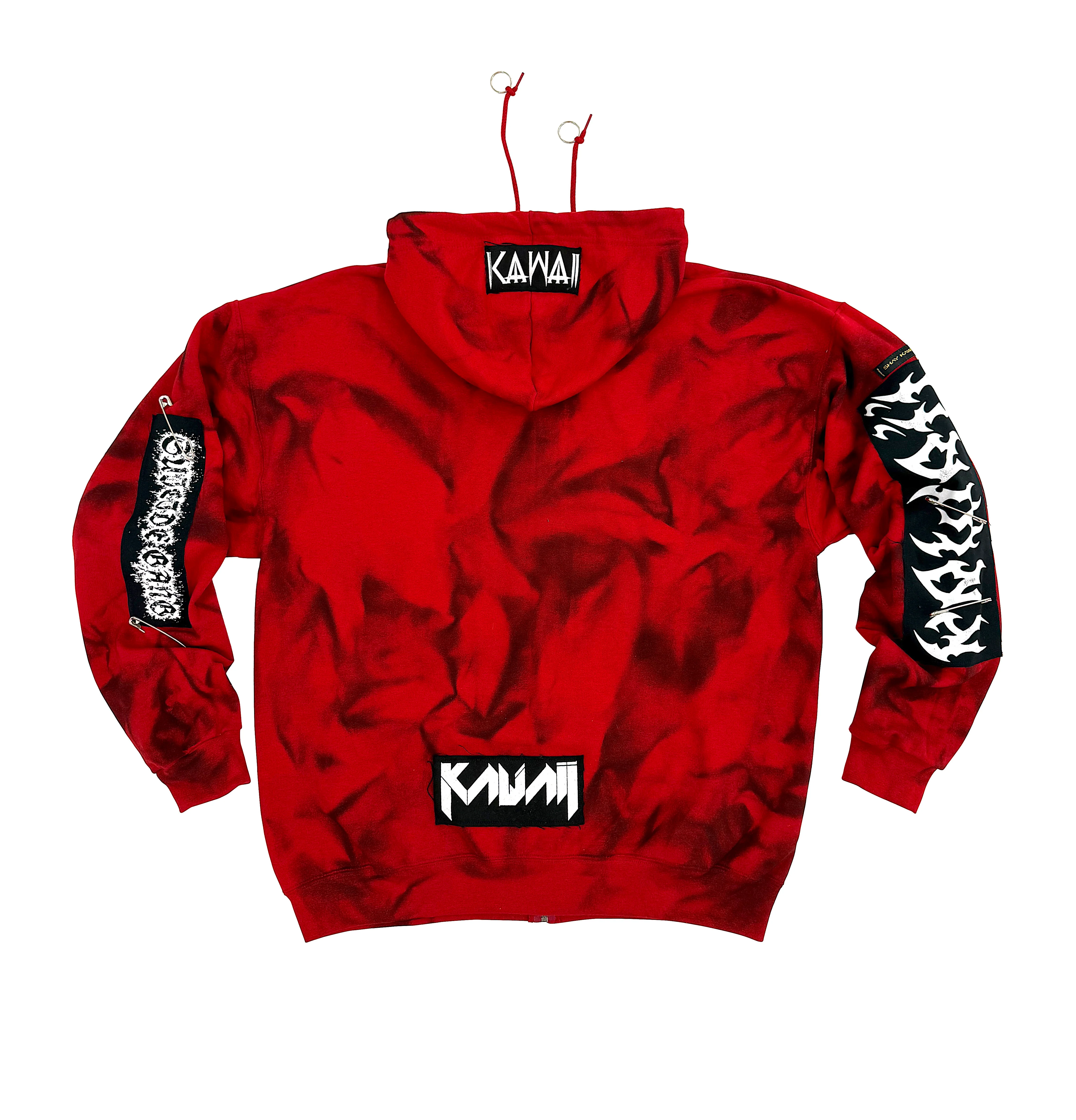 CRYPT RED  HOODIE - Image 2