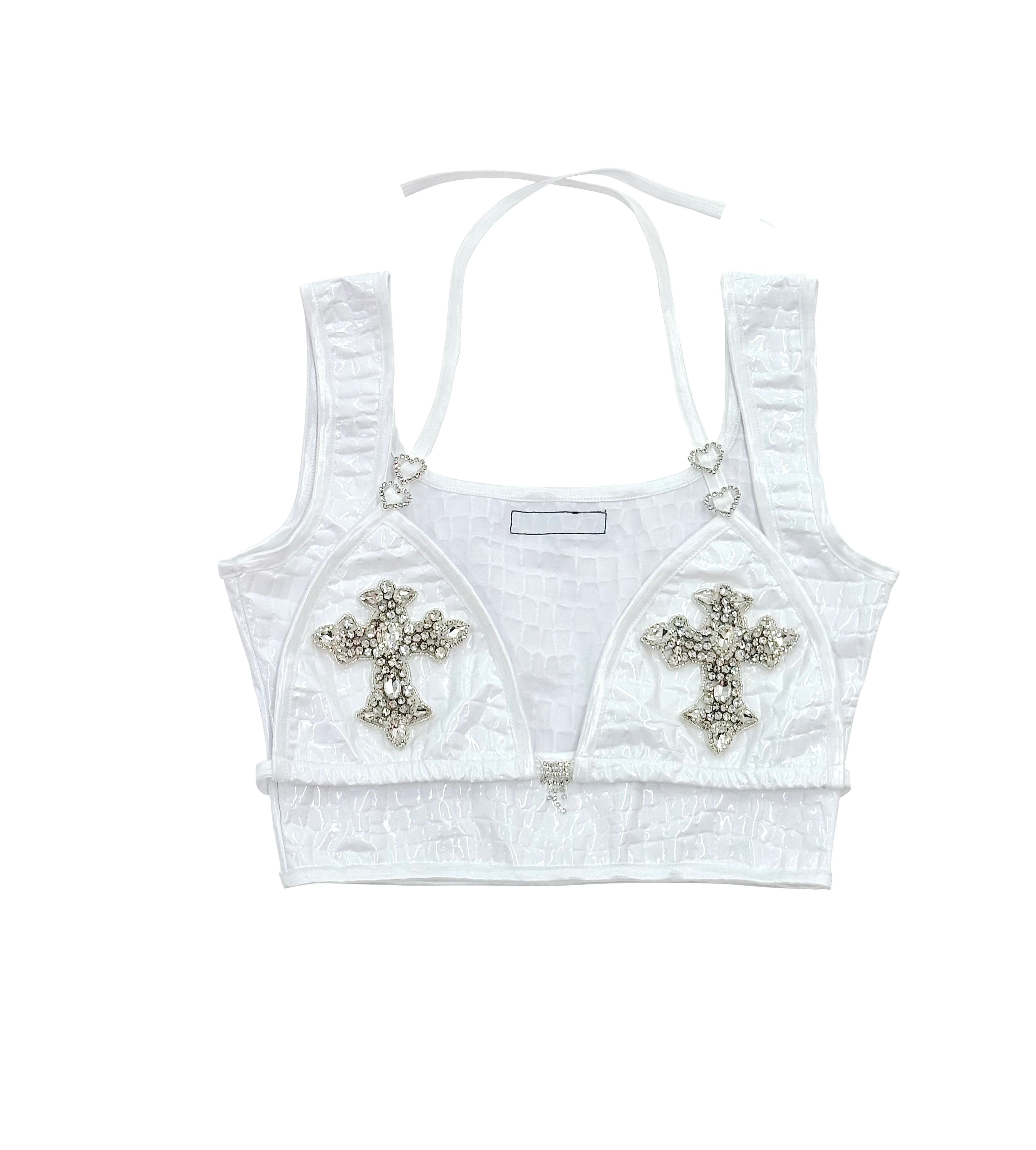 SINNER UNDERBUST SET WHITE