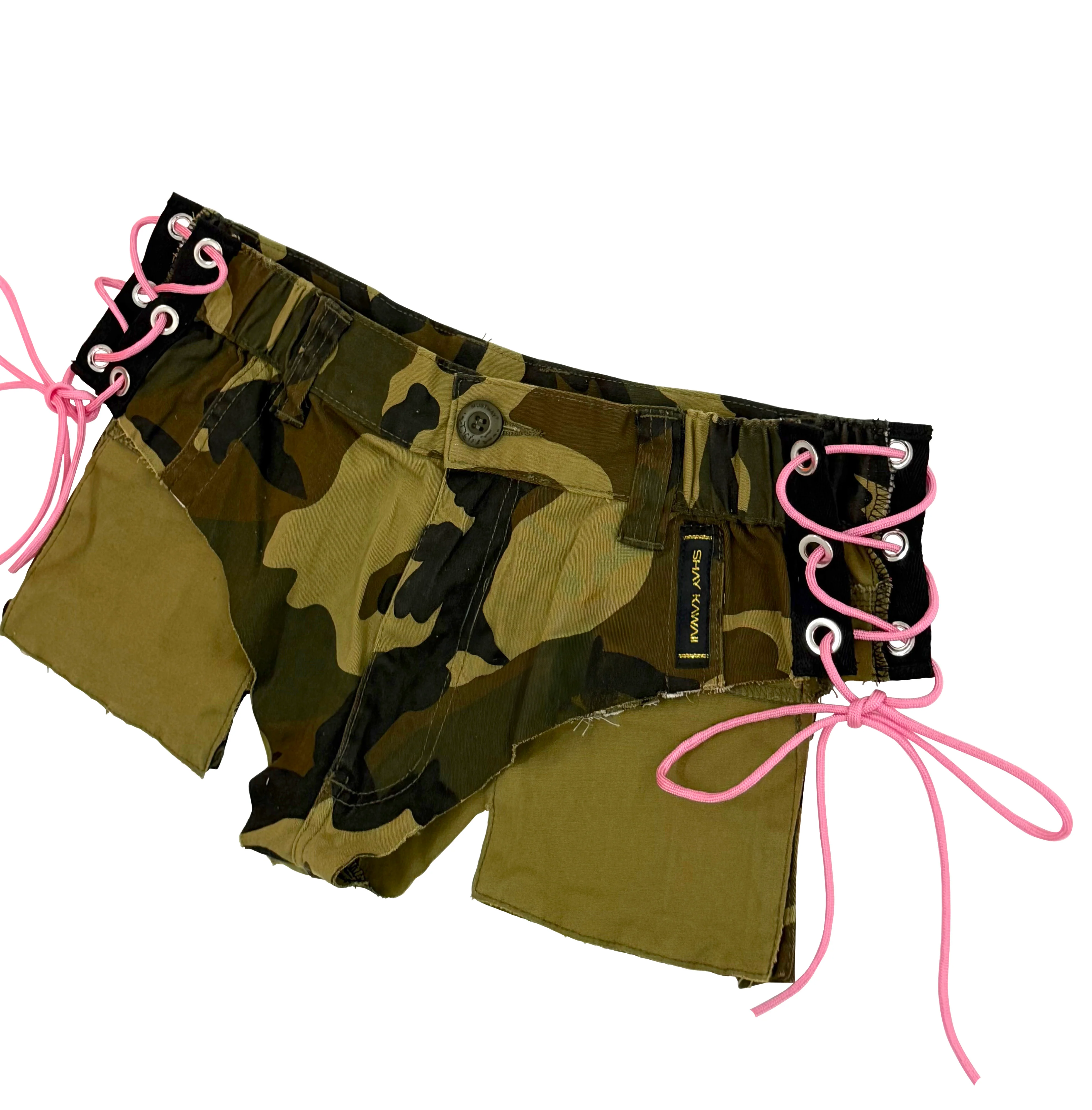TACTICAL CAMOUFLAGE MINI SHORTS - Image 6