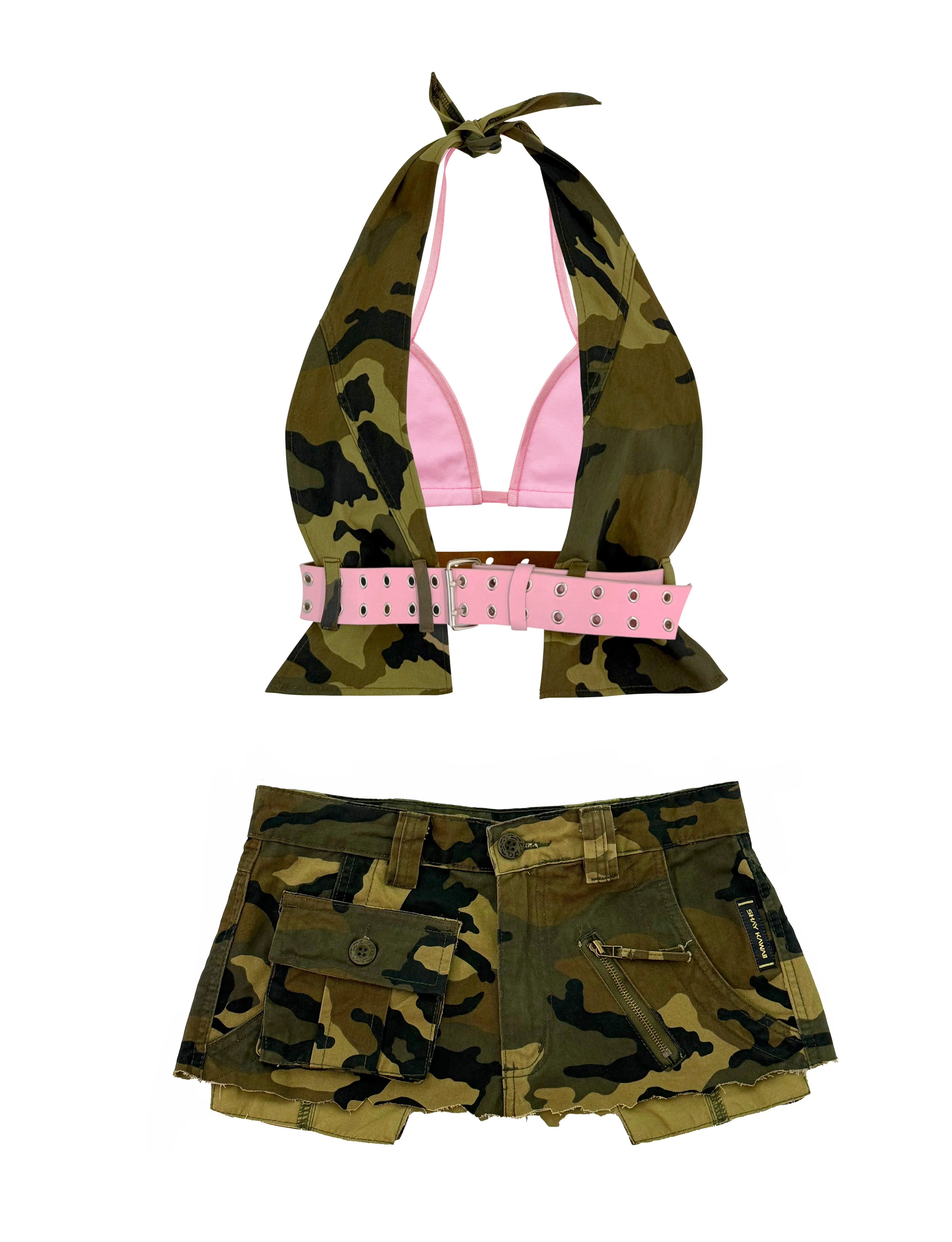 TACTICAL CAMOUFLAGE MINI SKIRT - Image 3