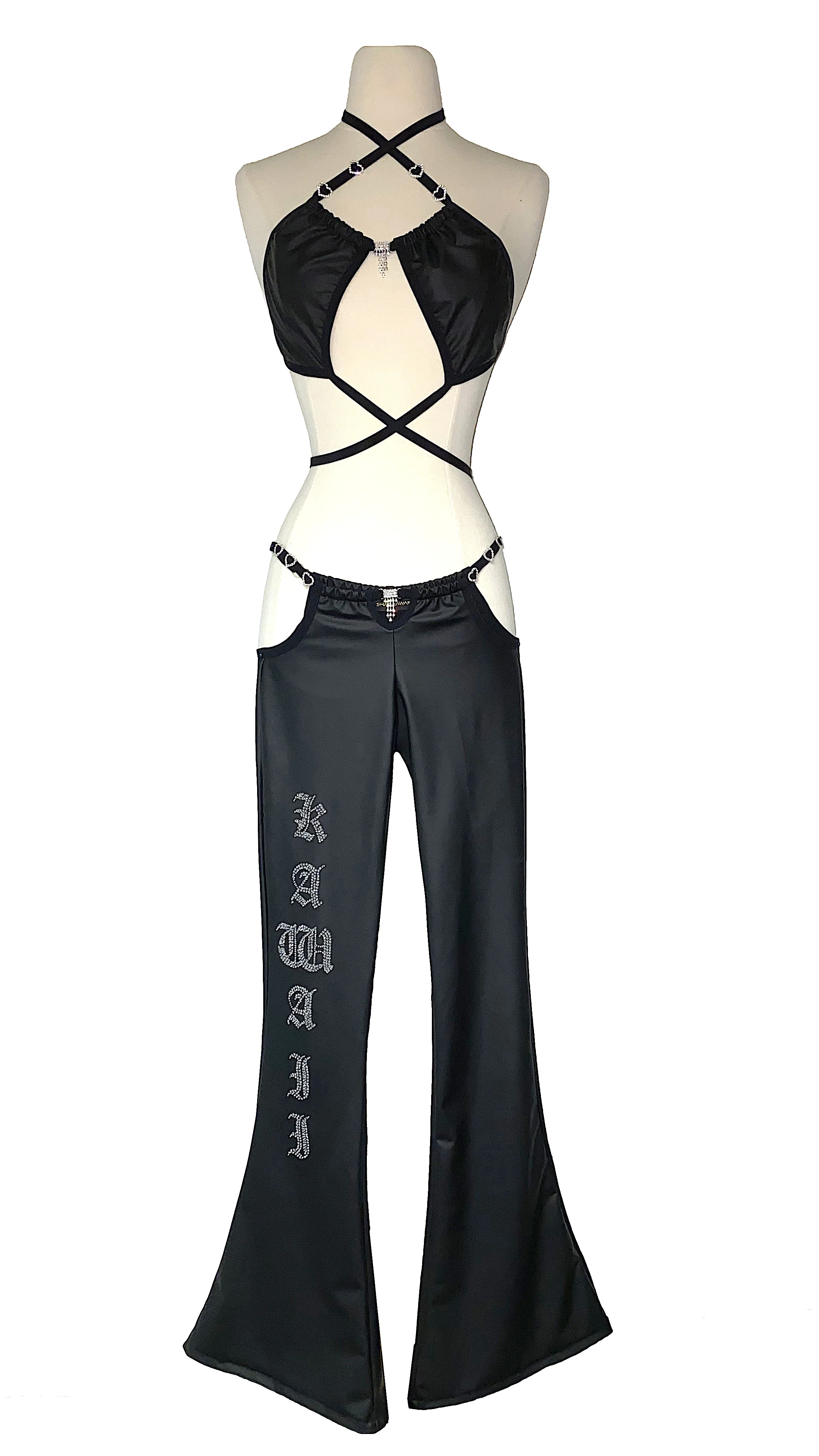 THE "AALIYAH DIAMANTE PANTS" multicolor - Image 4