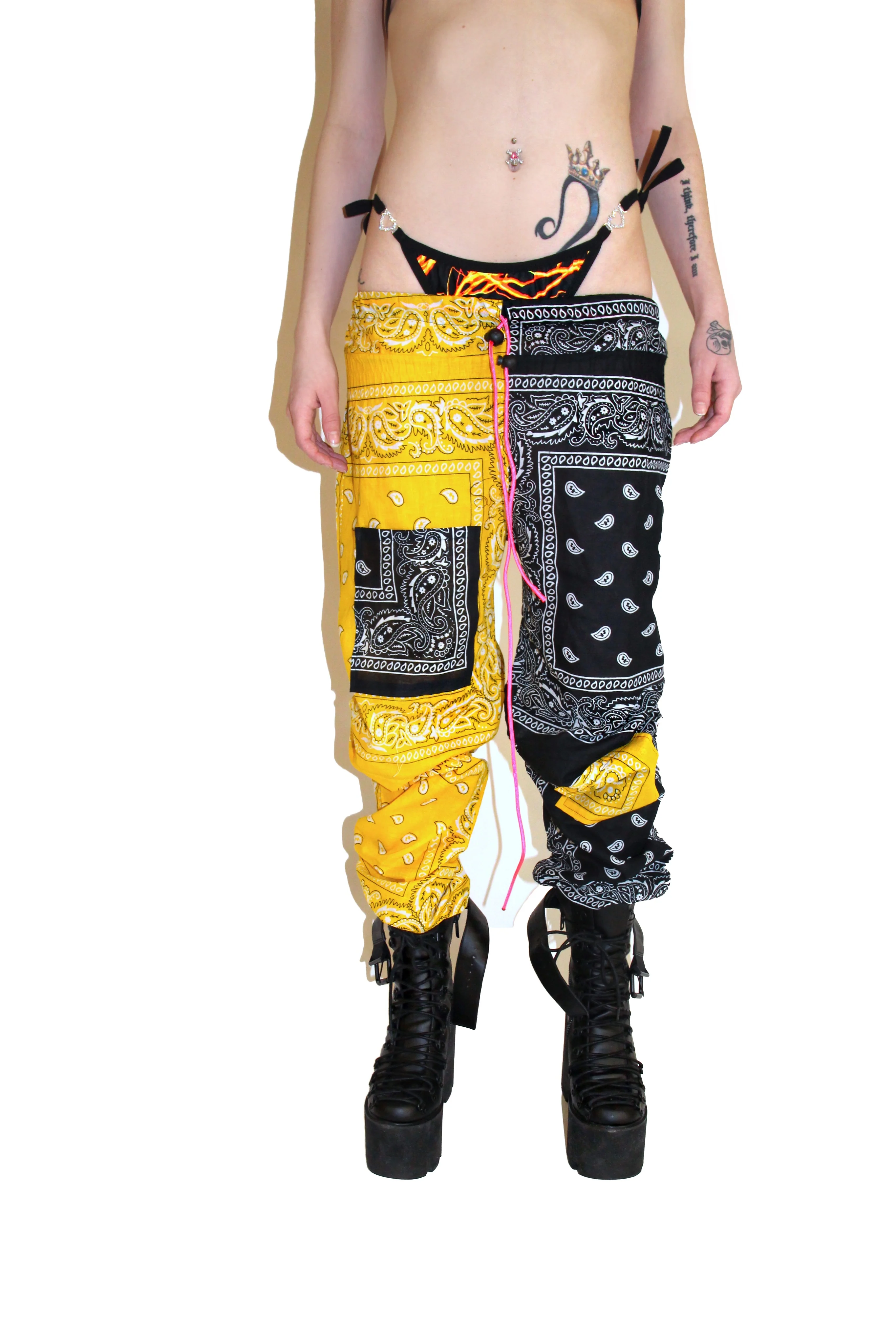 THE BICOLOR BANDANA PANTS - Image 7