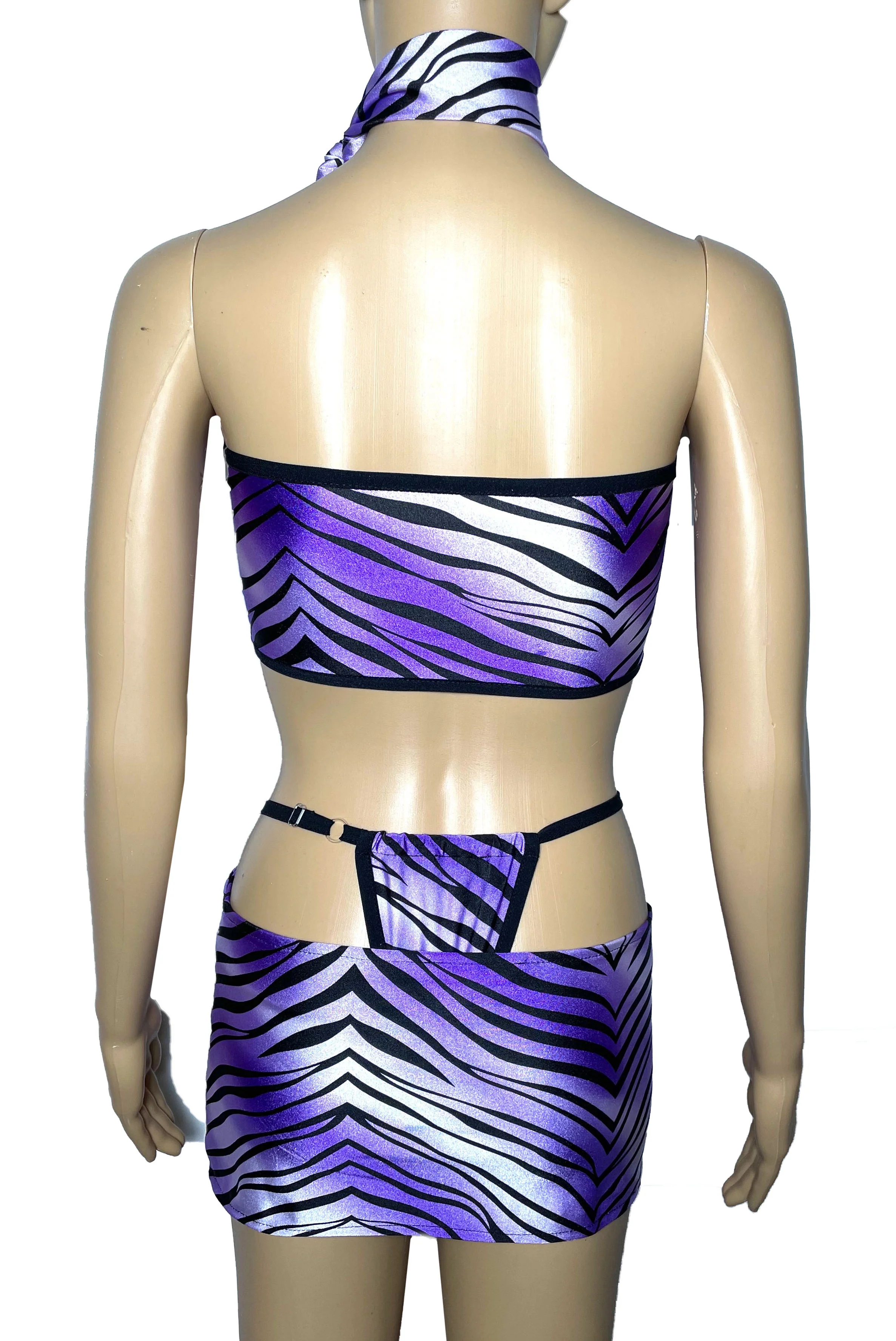 THE "DAPHNE " RETRO MINI SKIRT SET - Image 4