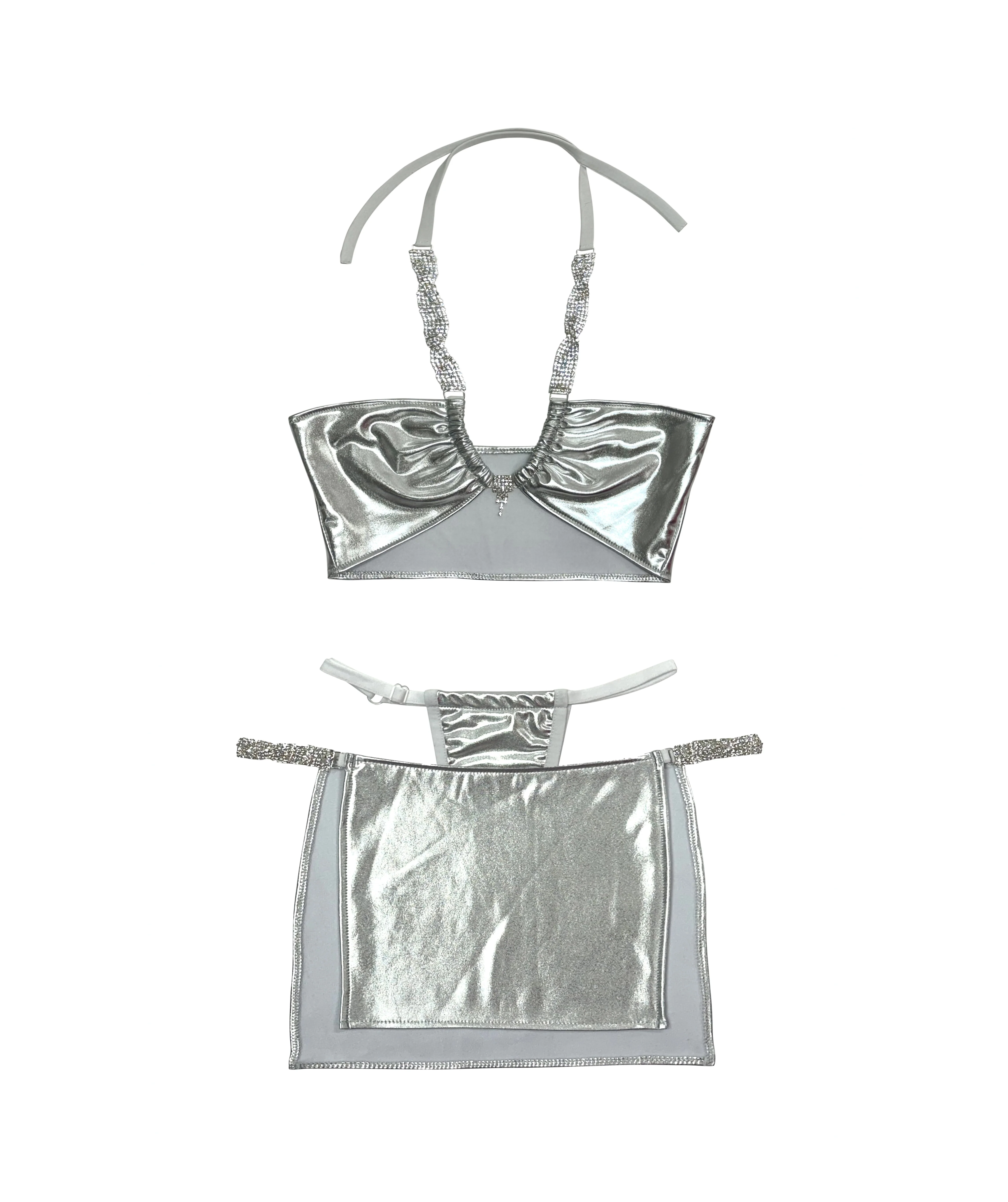 THE "GOLD MEMBER " MULTICO BIKINI SET - Image 2