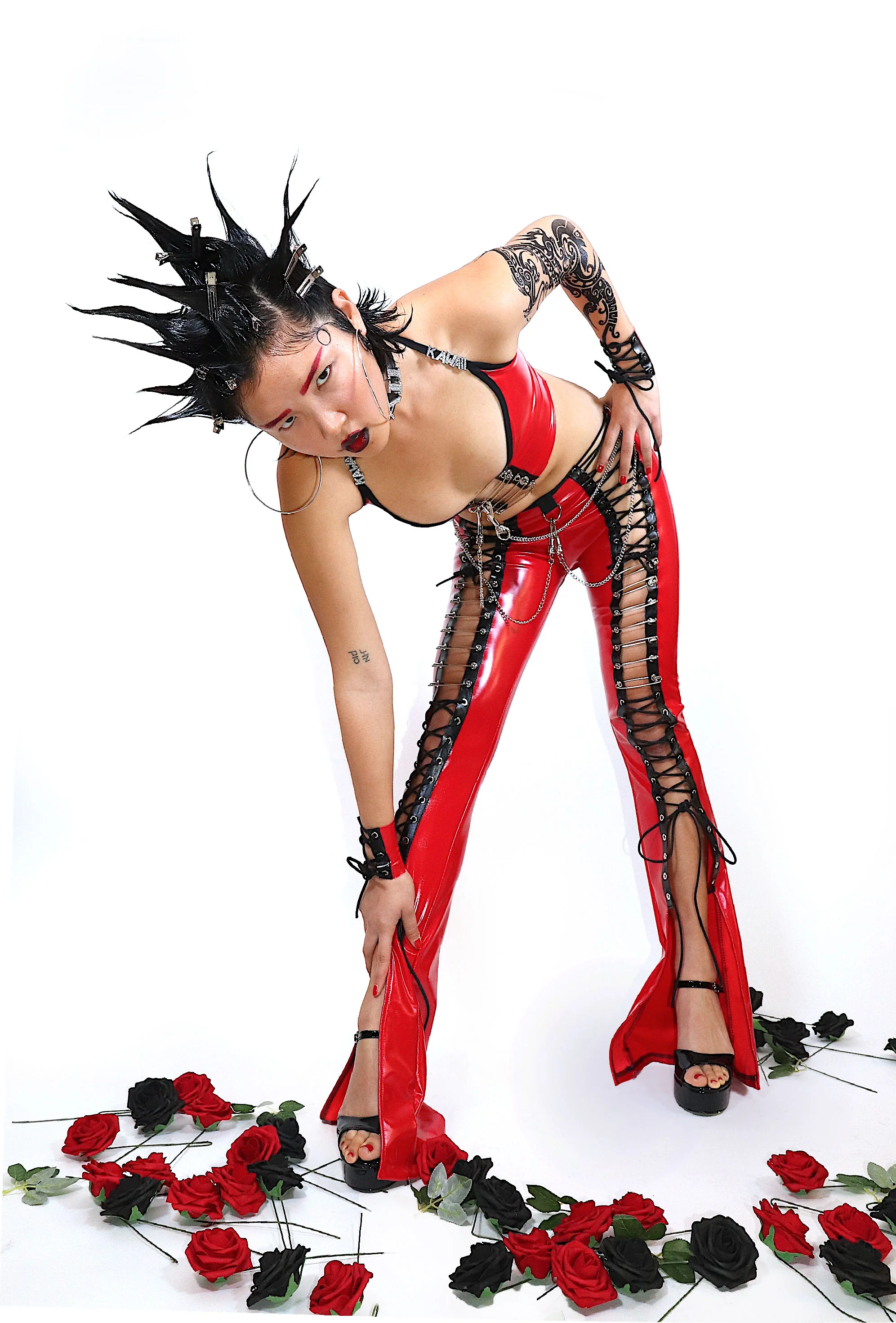 THE " INFERNO" LACED'UP PANTS - Image 6