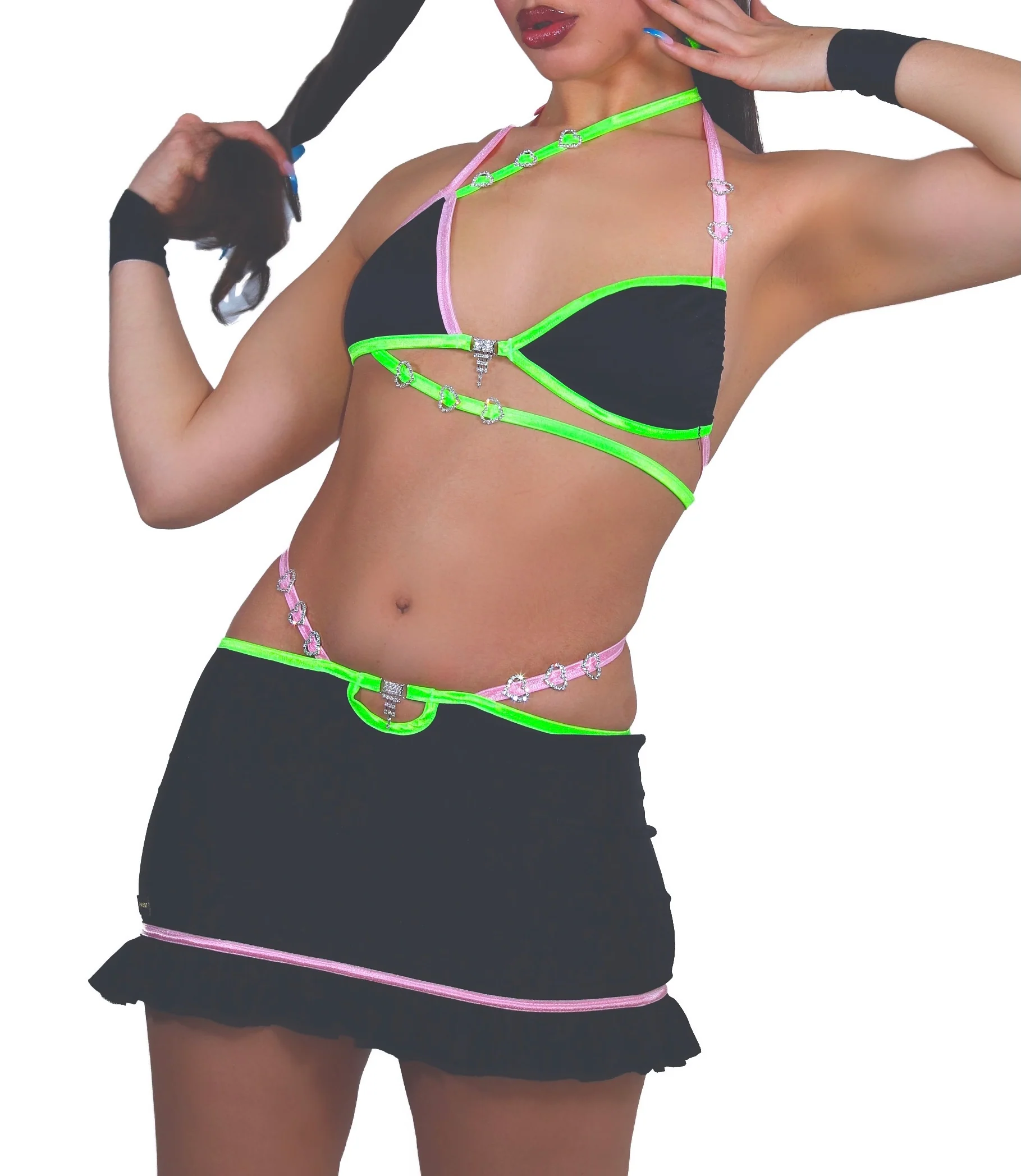 THE "MIDNIGHT GLOW" SKIRT SET - Image 4