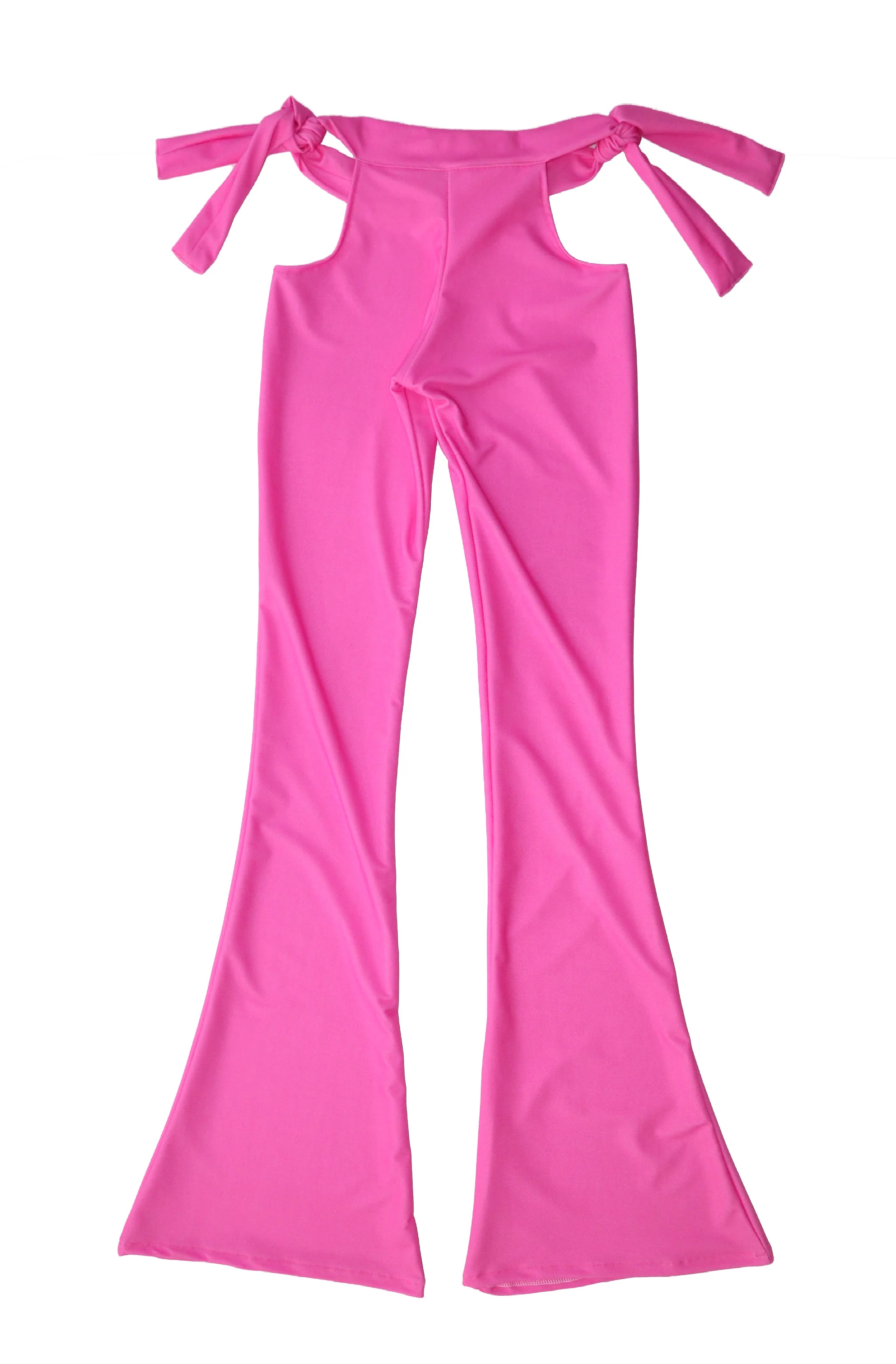 THE "PINK SUGGA " LOW RISE FLARE PANTS - Image 2