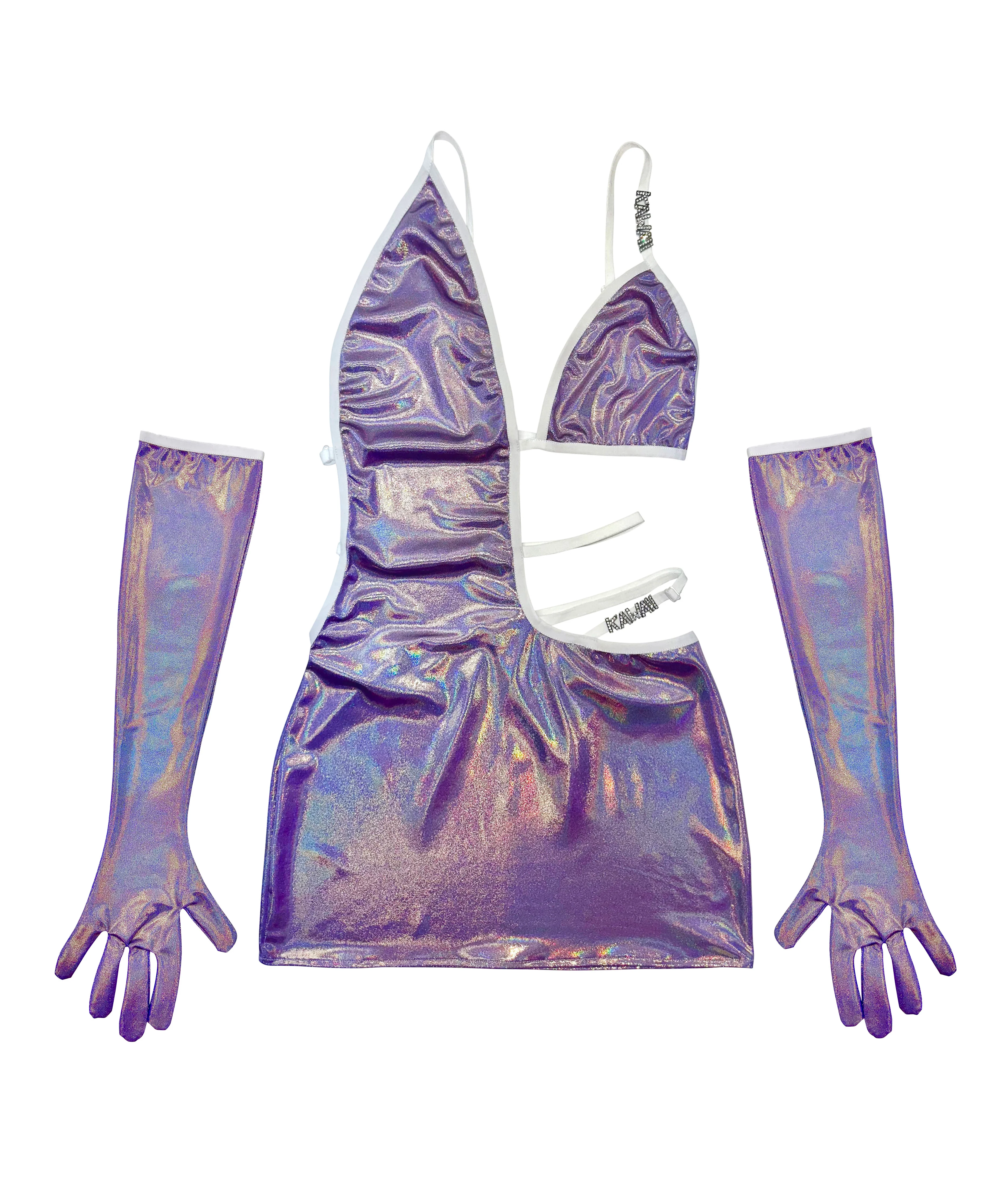 THE PURPLE FLAME DRESS - Image 6