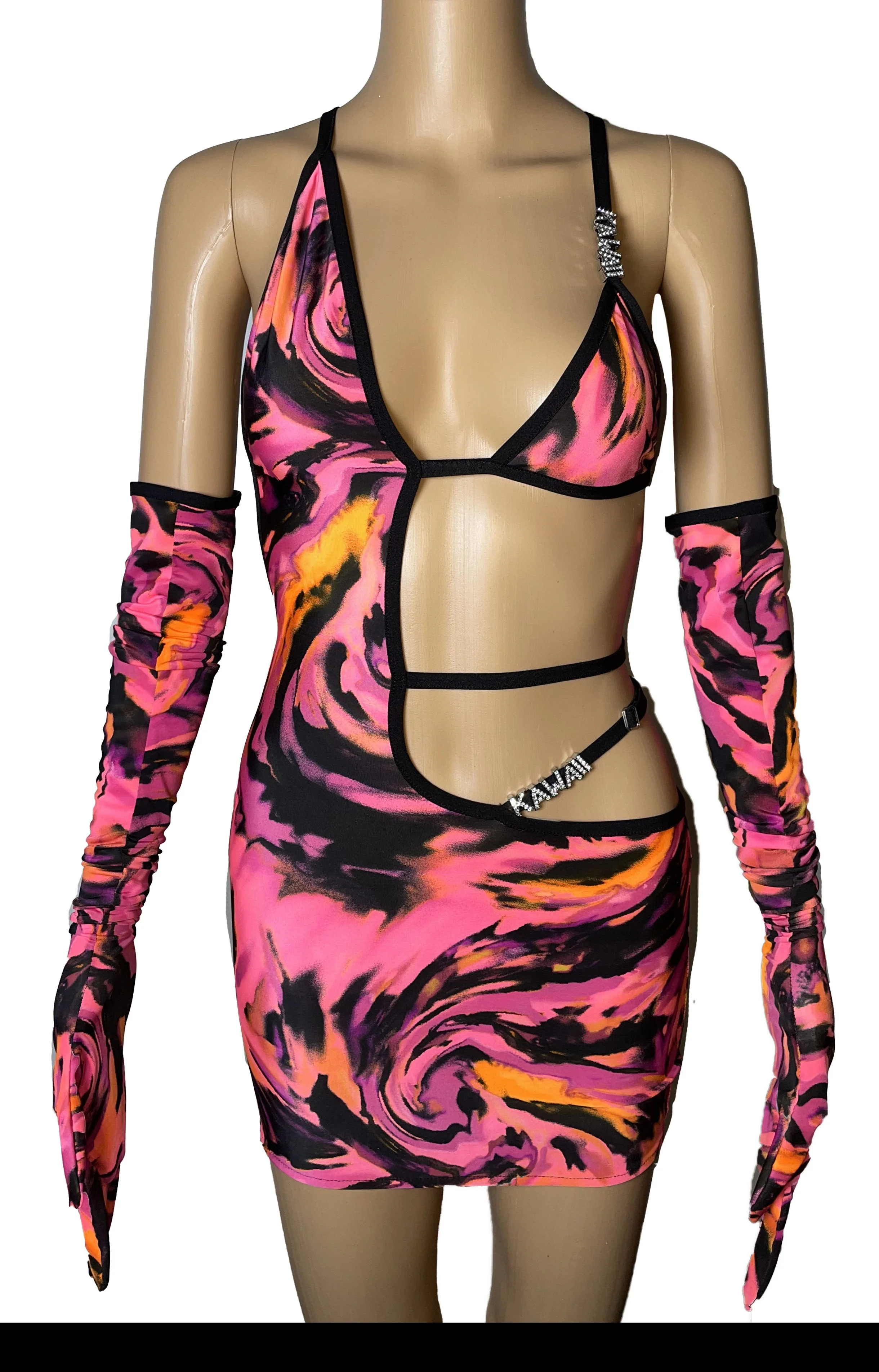 THE PURPLE FLAME DRESS - Image 8