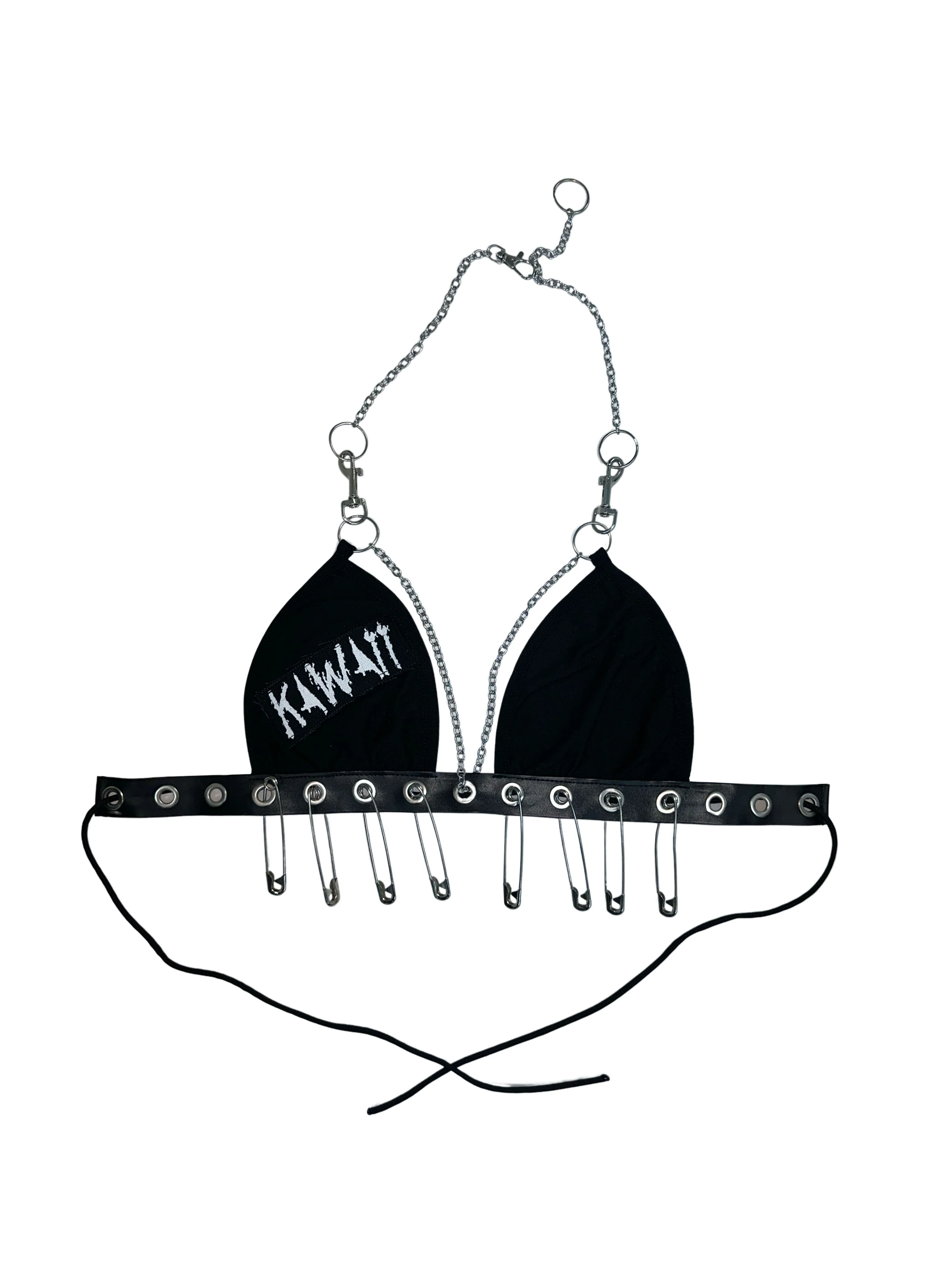 THE "EASY RIDER " SAFETY PINS BRALETTE - Image 3