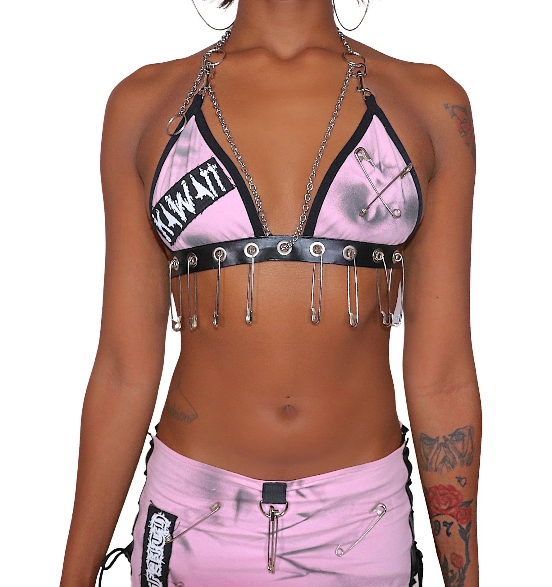 THE "EASY RIDER " SAFETY PINS BRALETTE - Image 5