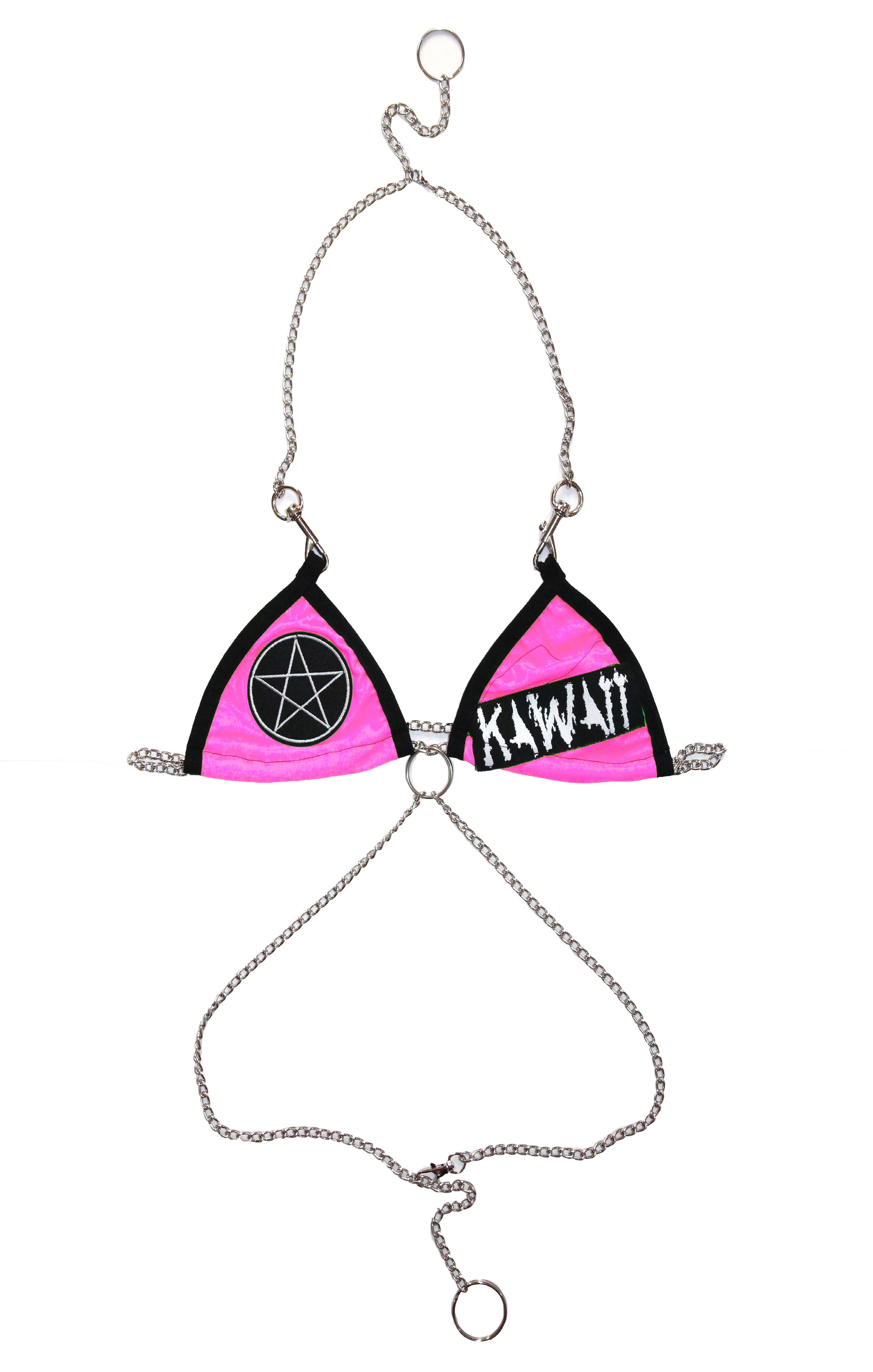 "VICIOUS" CHAIN  BRALETTE in multicolor - Image 4