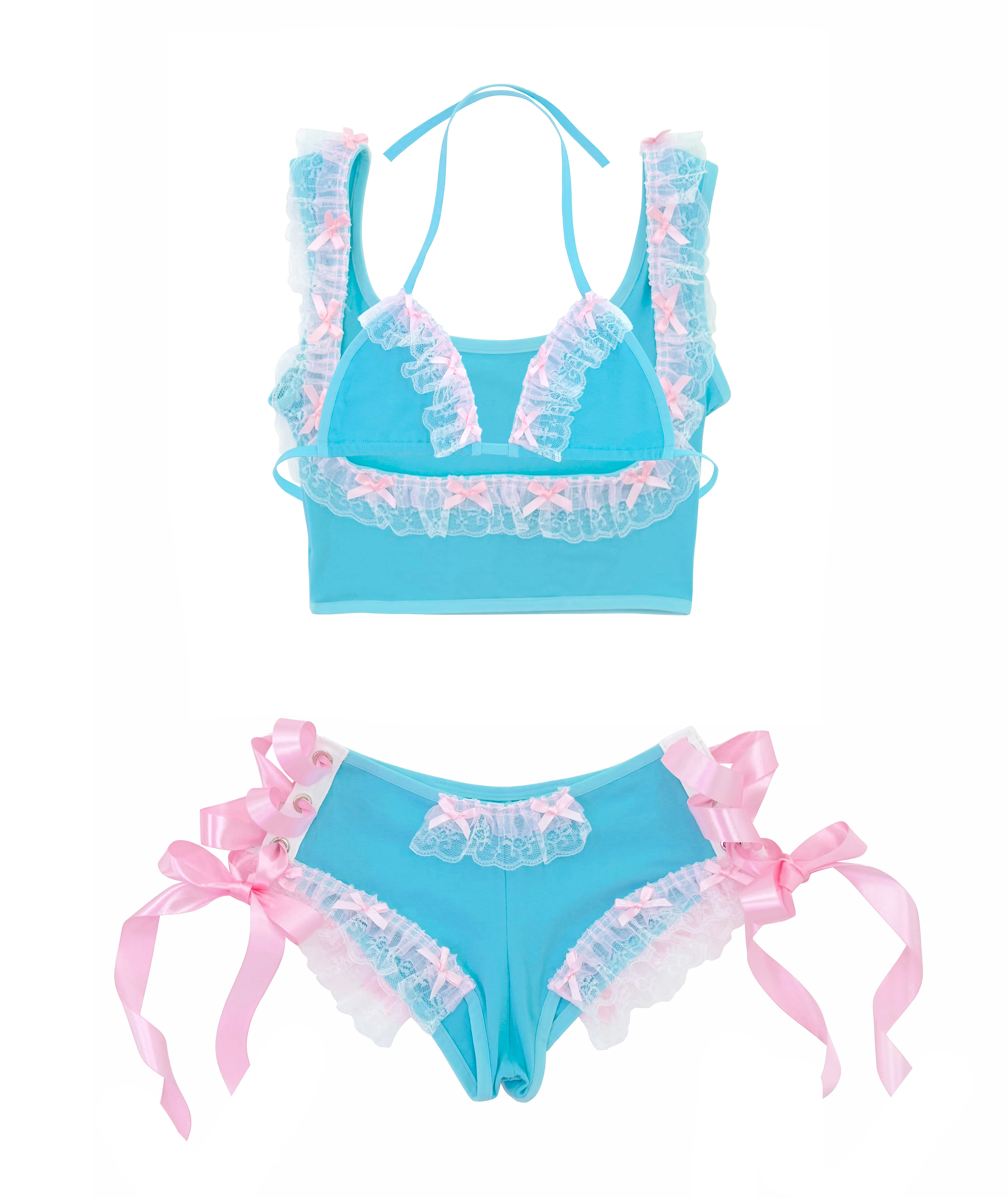 MARIE ANTOINETTE TOP SET BLUE - Image 5