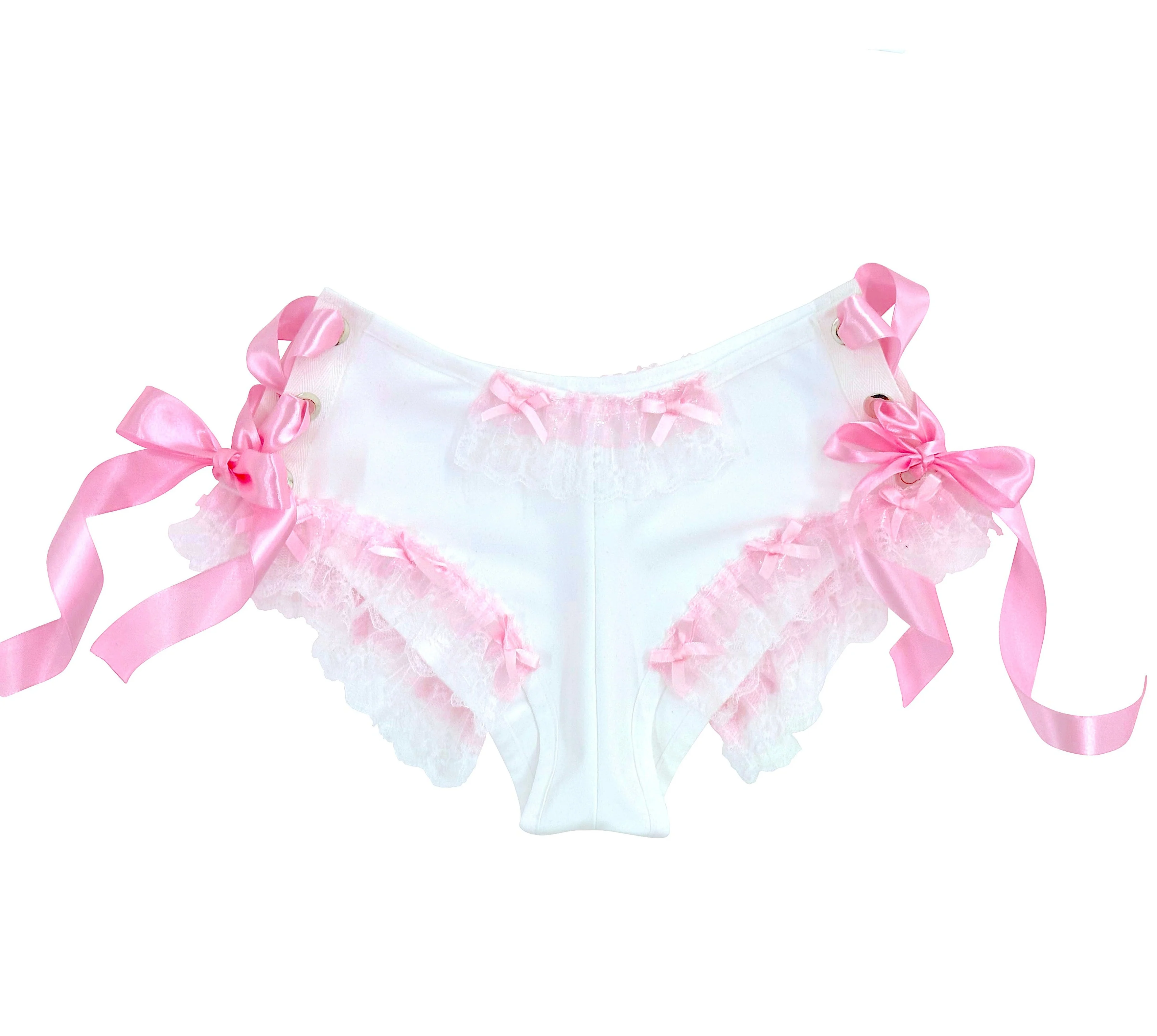 VERSAILLES MINI SHORTS WHITE