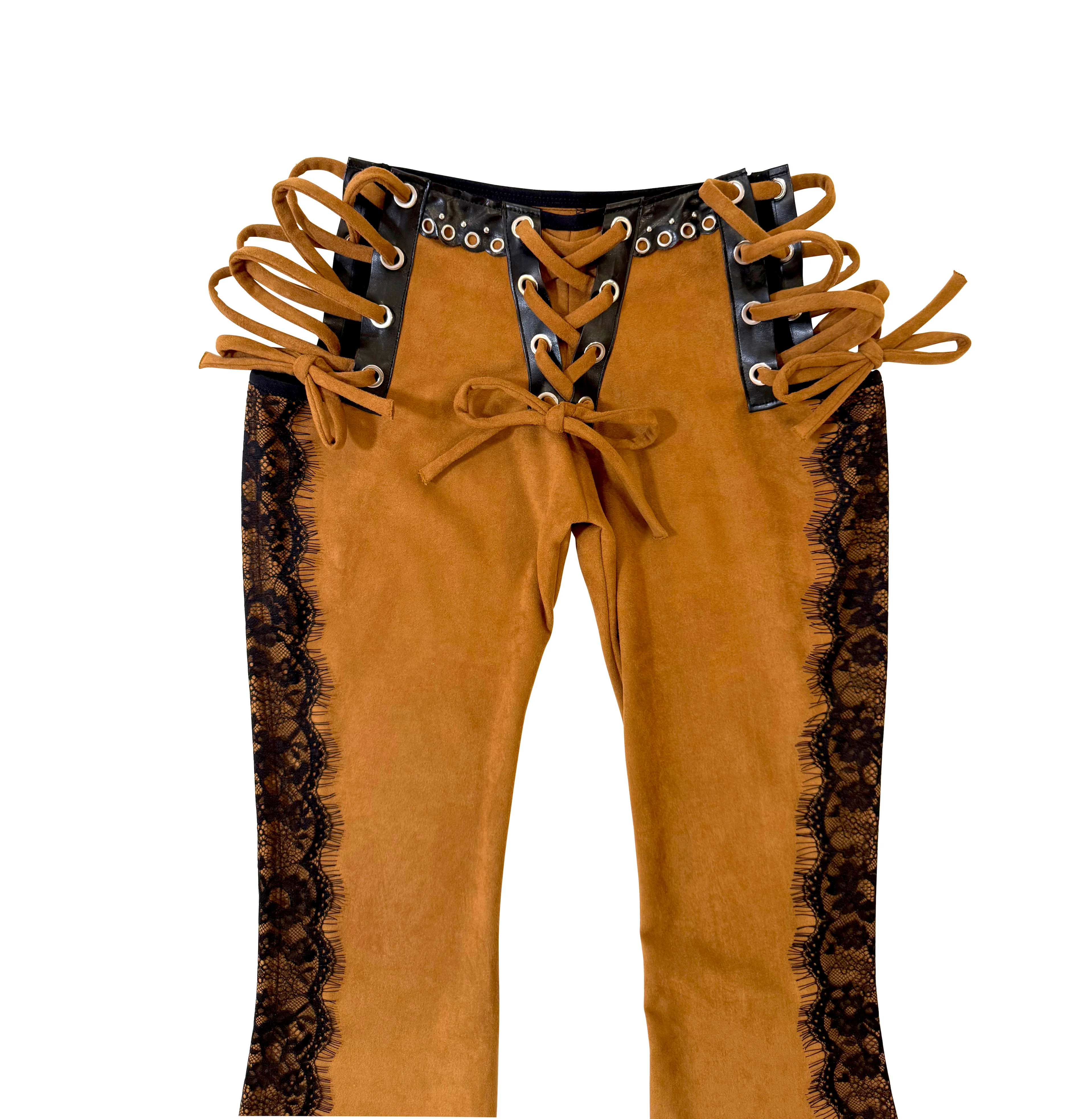 WESTERN GIRL PANTS BROWN - Image 9