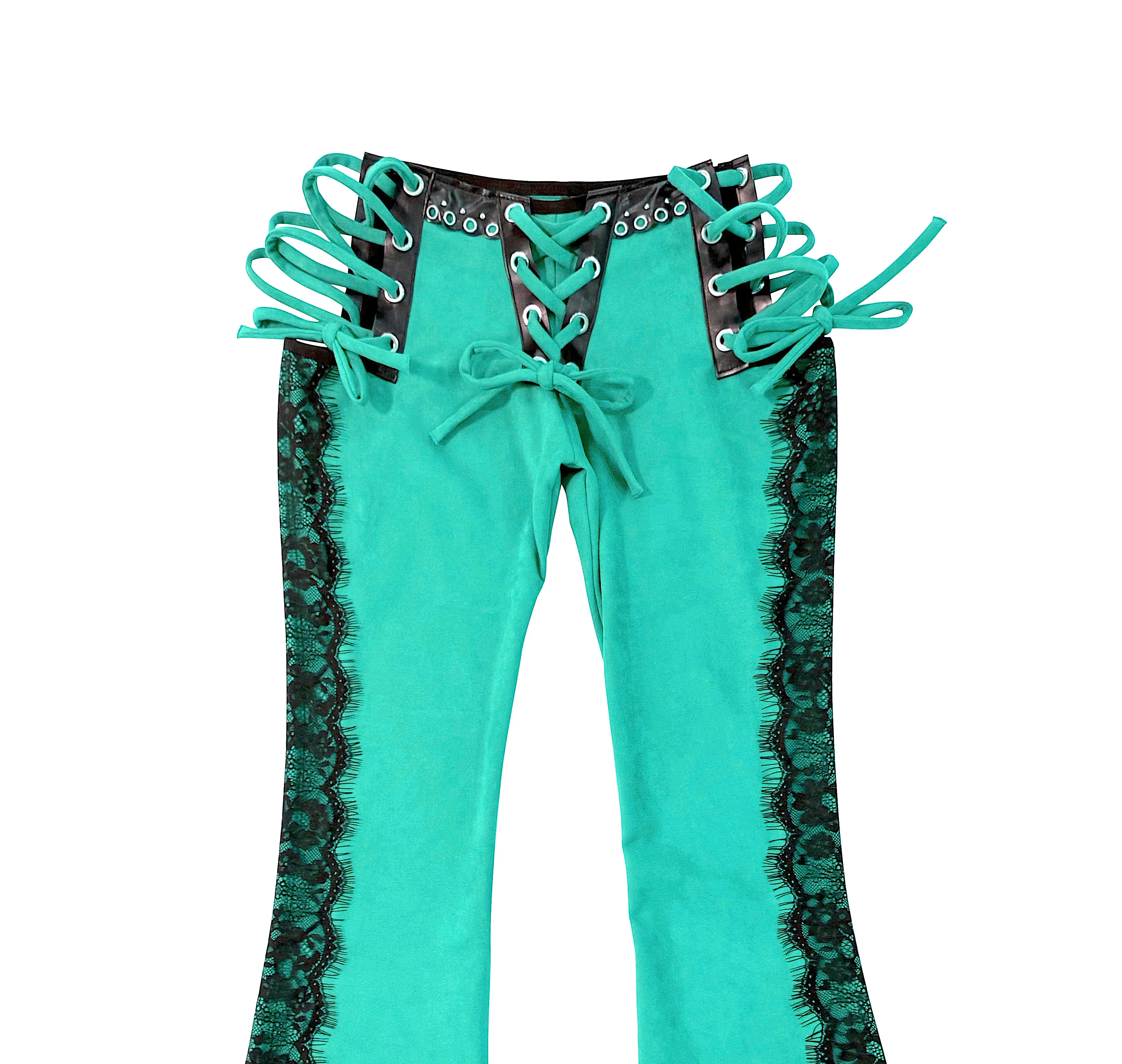 WESTERN GIRL PANTS AQUA - Image 19